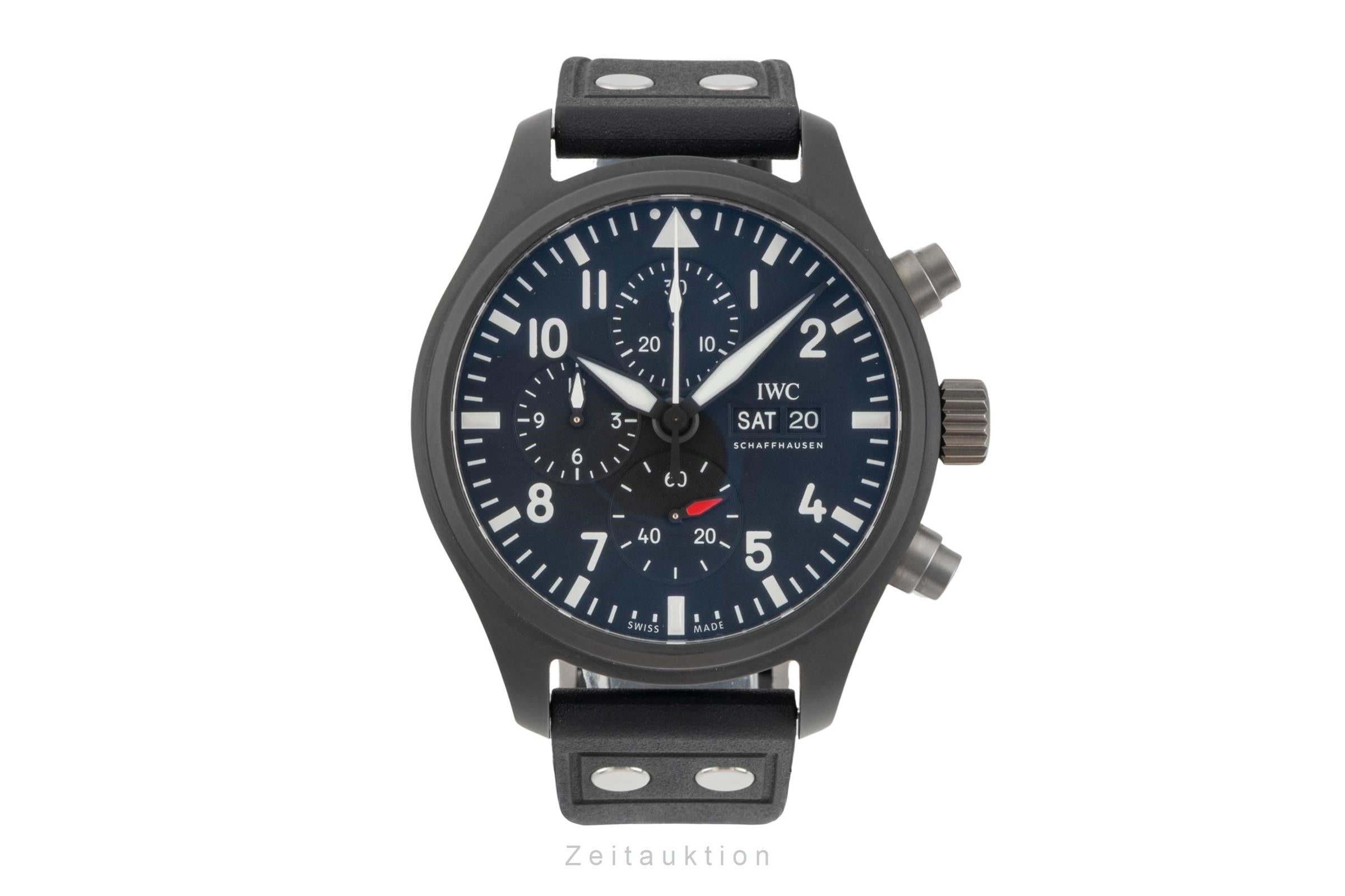 IWC Fliegerchronograph cronografo ceramica / titanio automatismo orologio da uomo IW389101 LP: 9900EUR  [2604034]