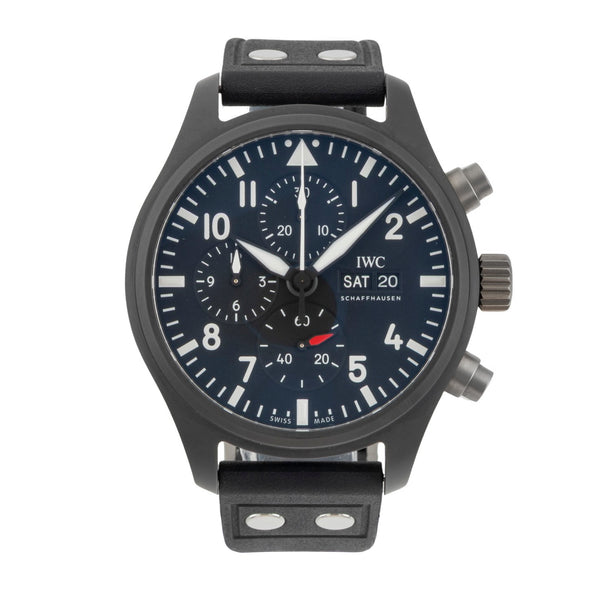 IWC Fliegerchronograph cronografo ceramica / titanio automatismo orologio da uomo IW389101 LP: 9900EUR  [2604034]