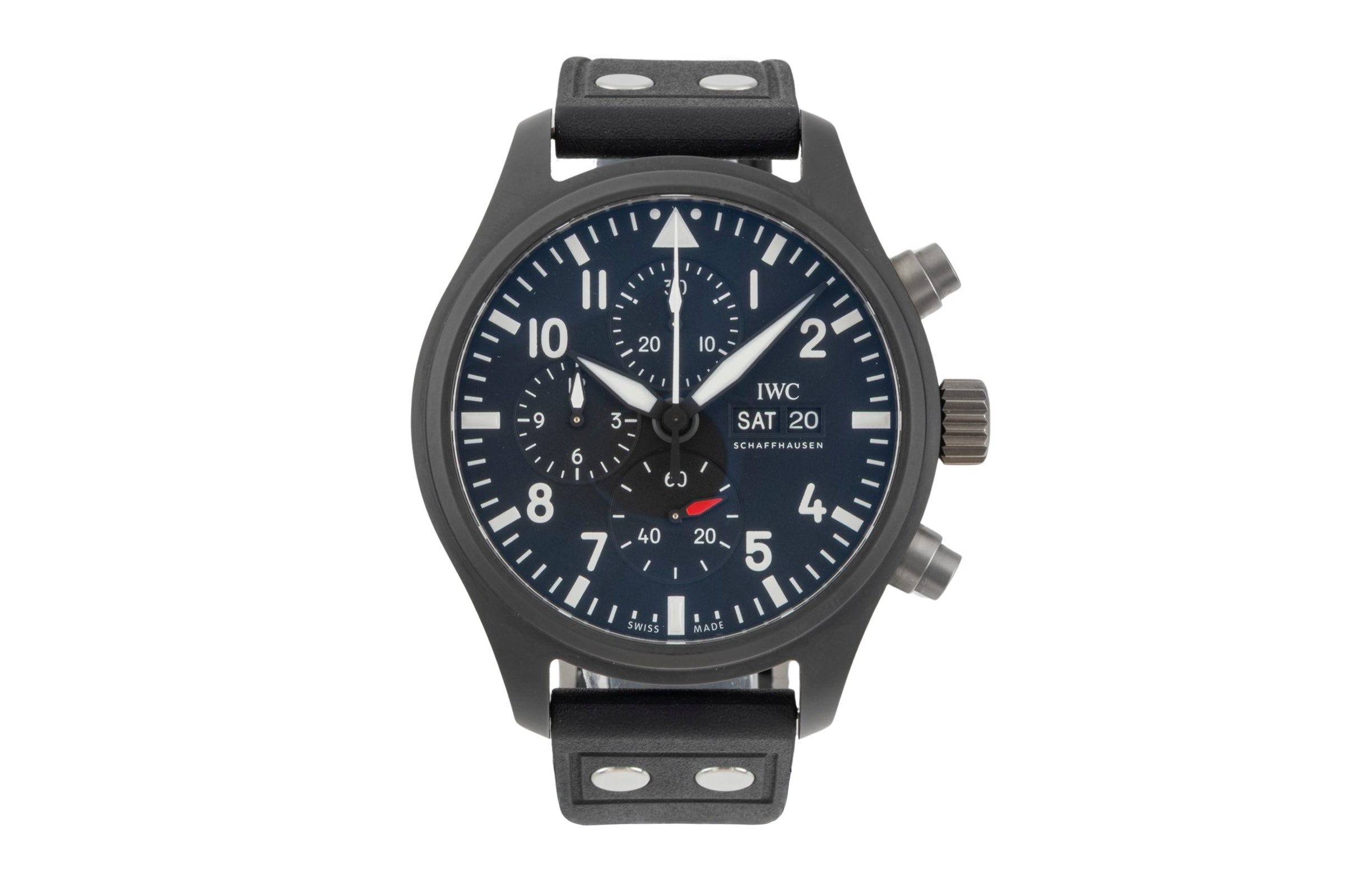 IWC Pilot´s Watch Chronograph Top Gun Keramik Automatik Ref IW389101 B&P 2025 [2604034]