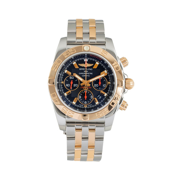 Breitling Chronomat 44 chronograph steel / gold automatic men's watch CB01119N/BA51 Limited  [2604037]