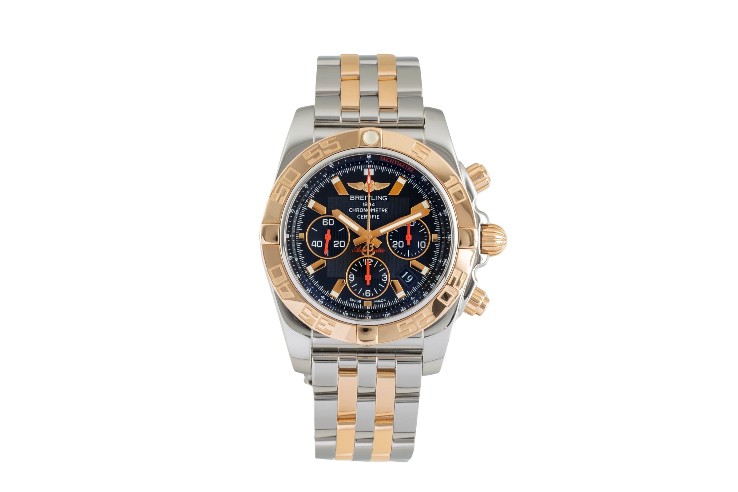 Breitling Chronomat 44 cronografo acciaio / oro automatismo orologio da uomo CB01119N/BA51 Limited  [2604037]