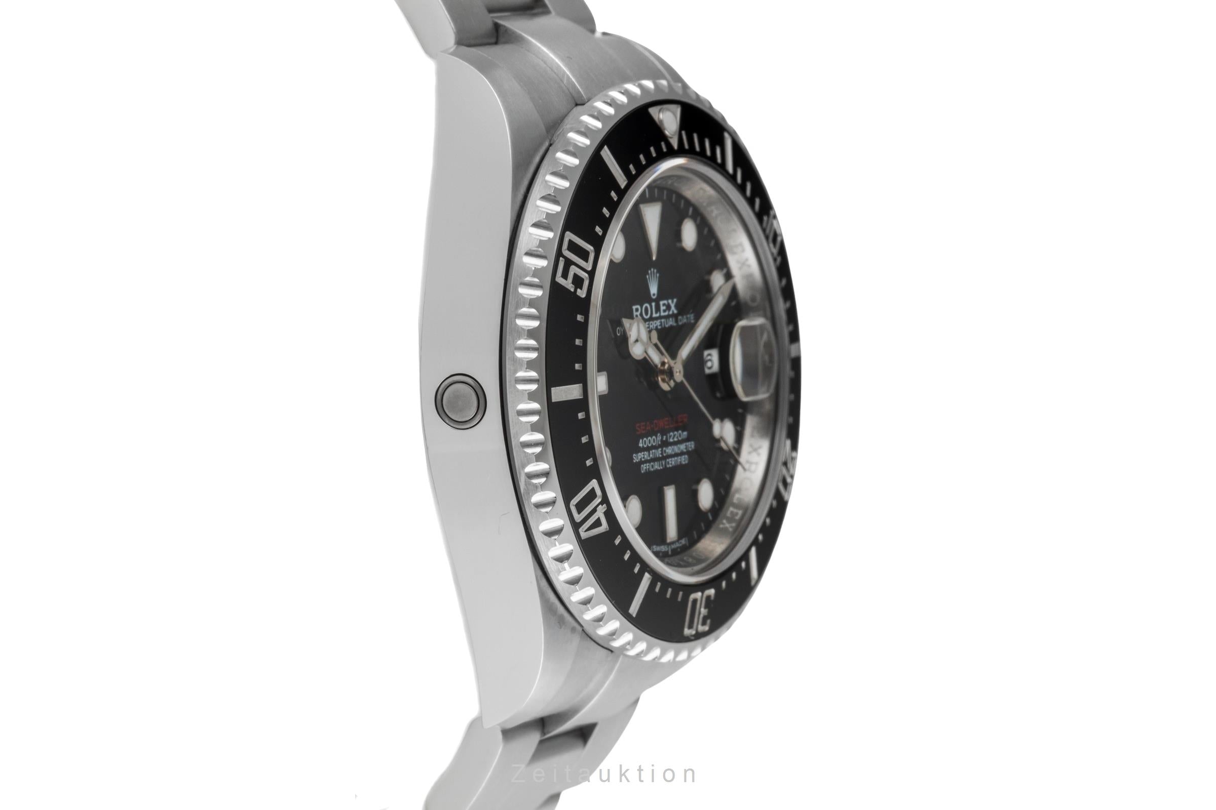 Rolex Sea-Dweller Single Red Stahl Herrenuhr Oyster Ref. 126600 B&P 2017 LC150 [2604039]