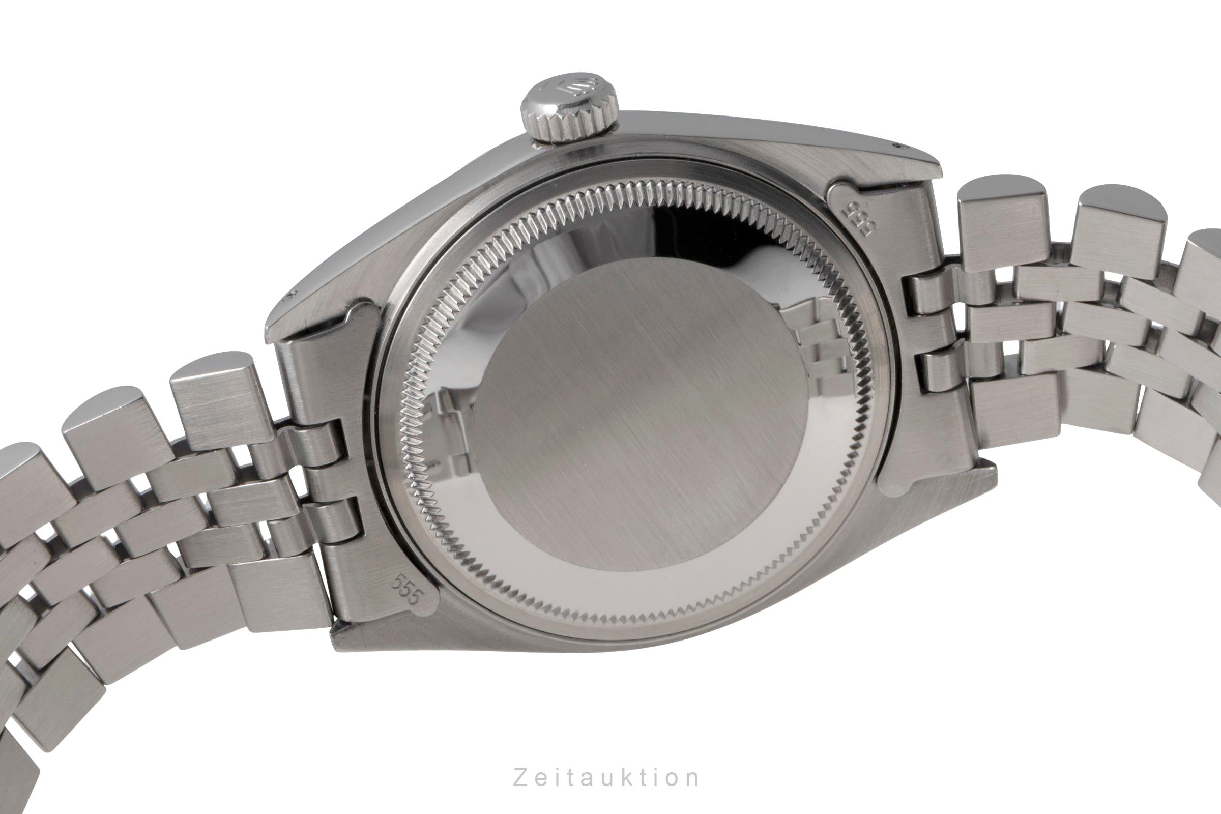 Rolex Datejust acier / or blanc automatique montre pour hommes 1601 Vintage  [2604040]