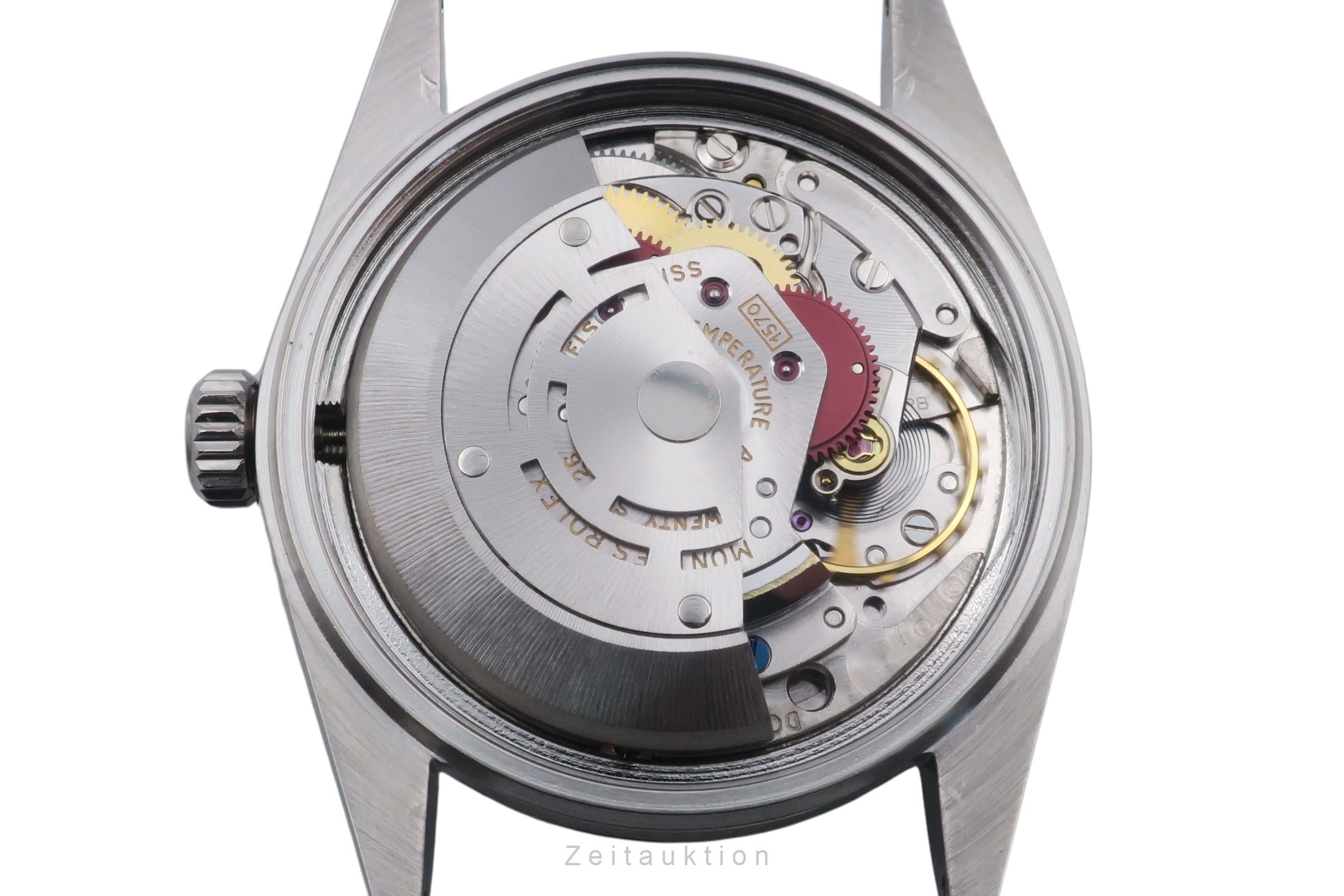 Rolex Datejust acier / or blanc automatique montre pour hommes 1601 Vintage  [2604040]