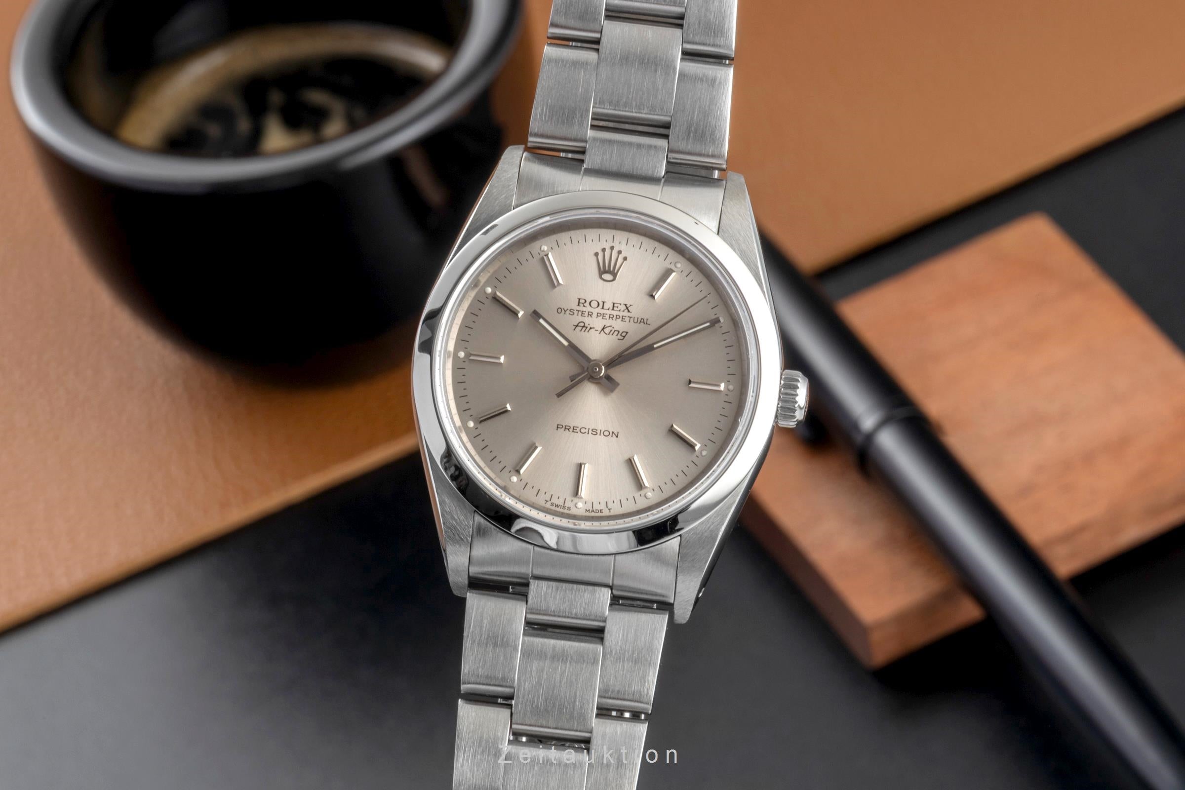 Rolex Air King acier automatique montre pour hommes 14000  [2604041]