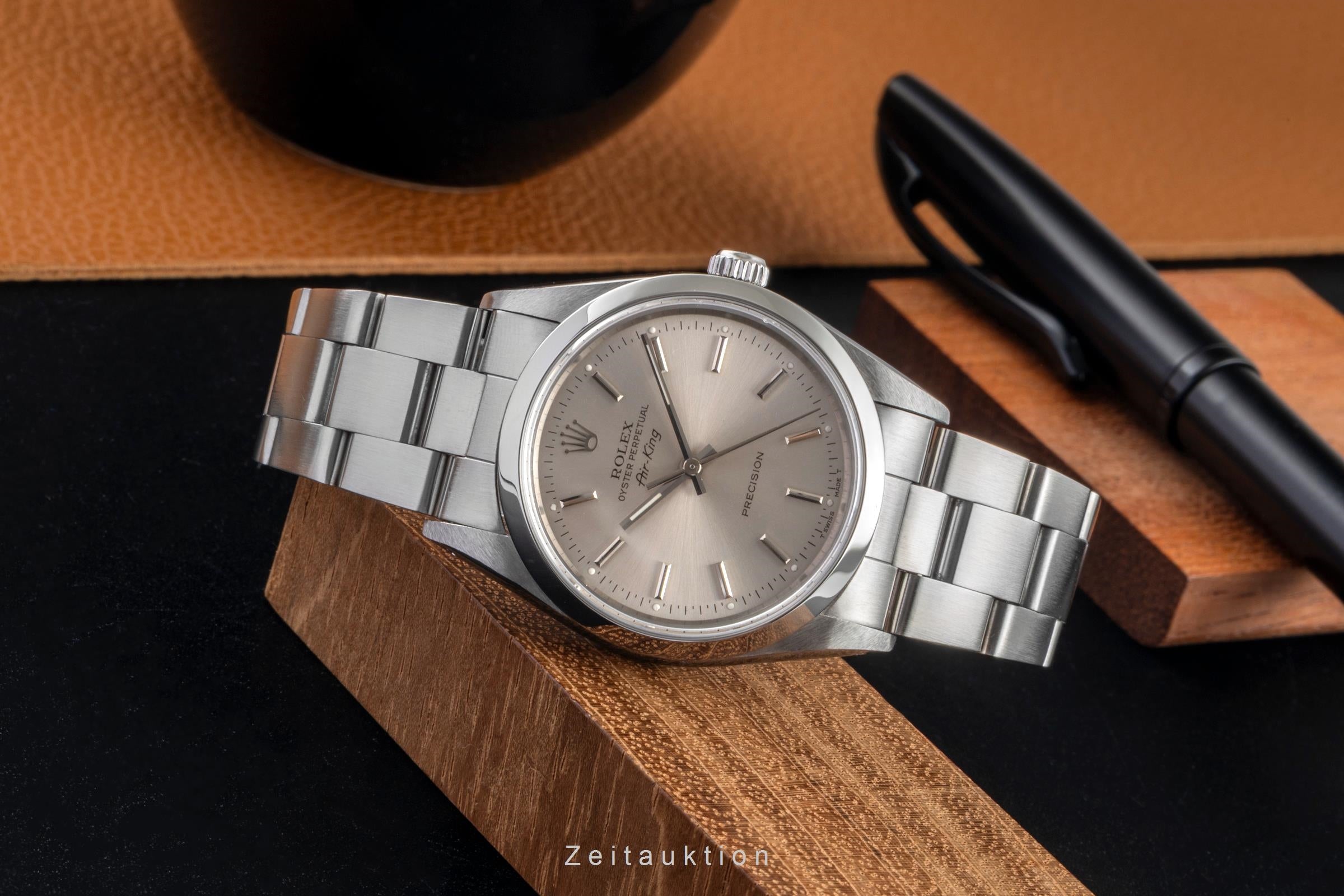 Rolex Air King acier automatique montre pour hommes 14000  [2604041]