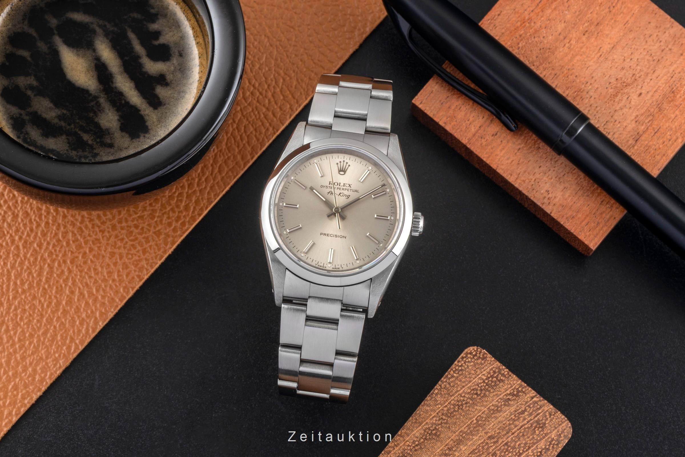 Rolex Air King acier automatique montre pour hommes 14000  [2604041]