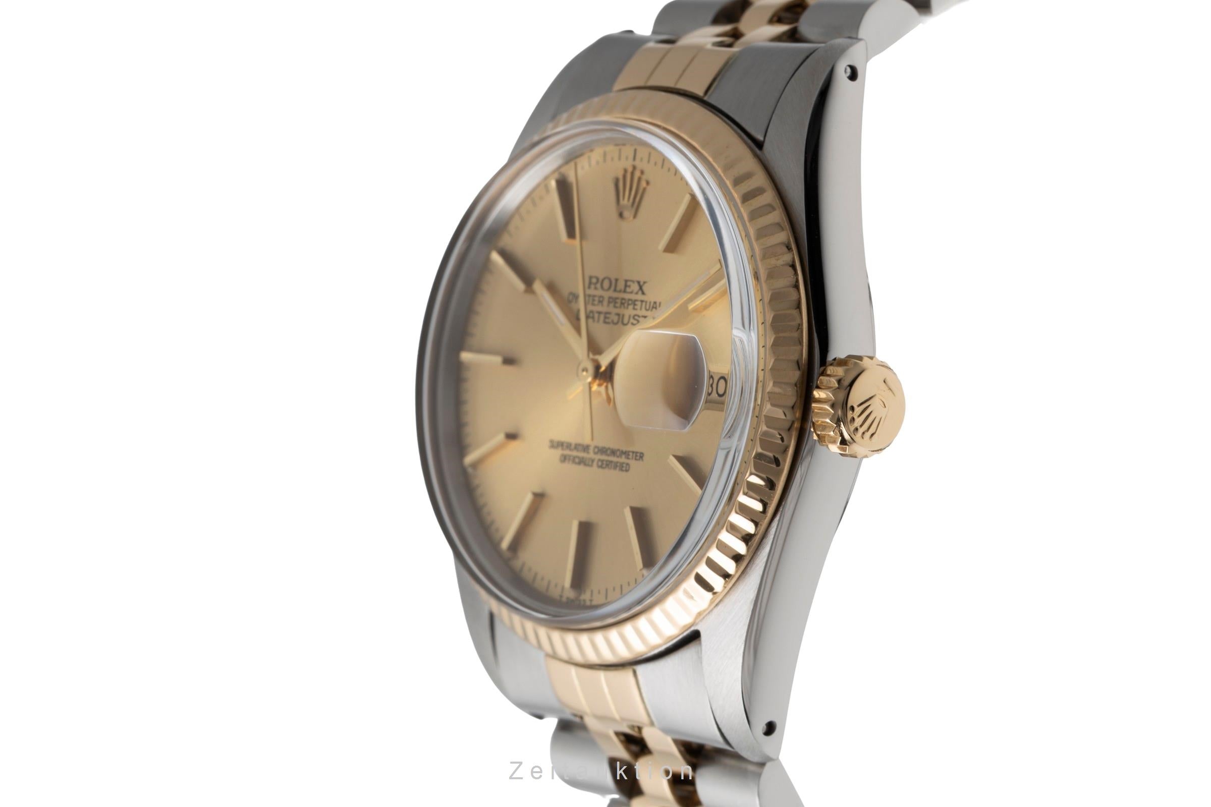 Rolex Datejust acier / or  automatique montre pour hommes 16013  [2604042]
