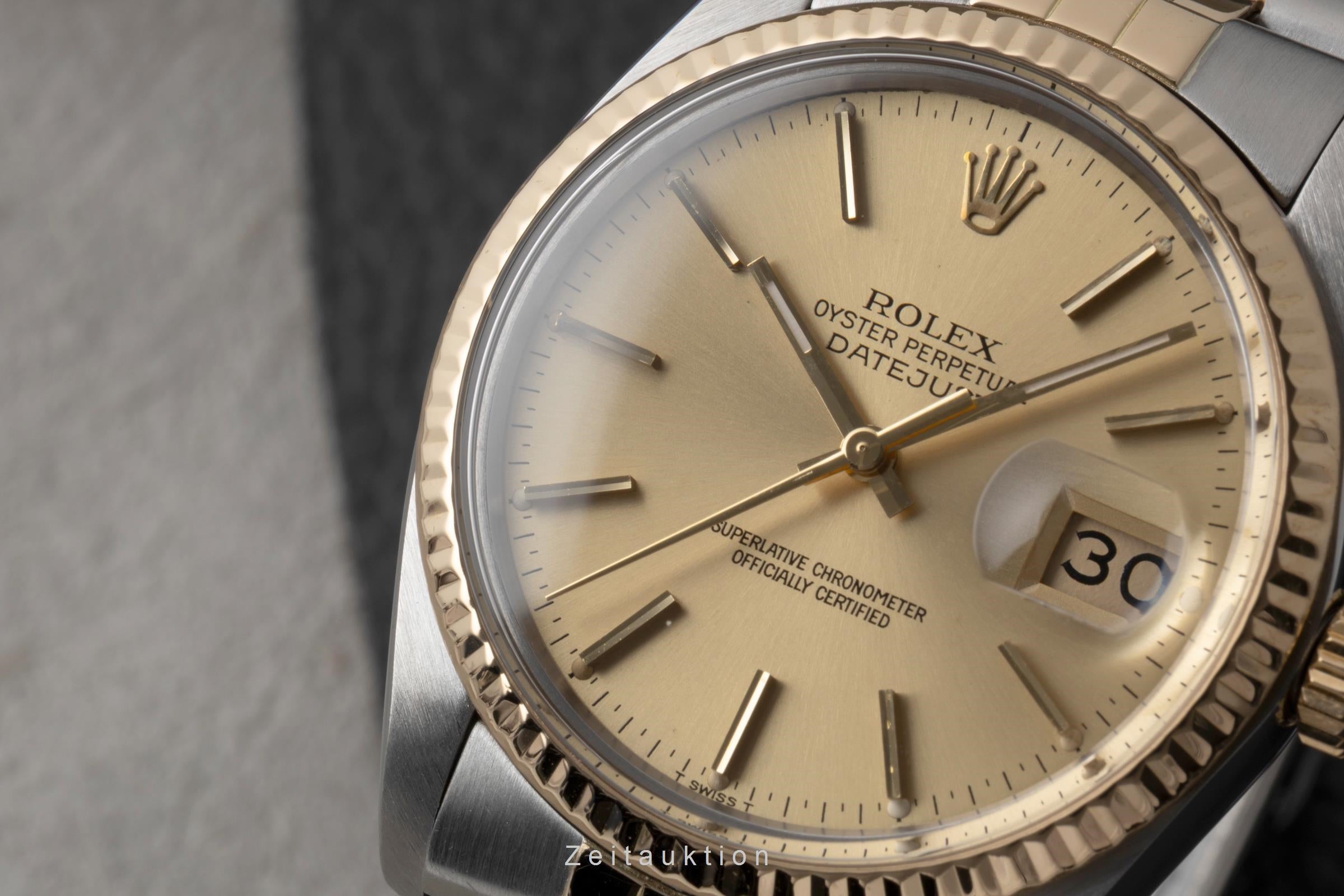 Rolex Datejust acier / or  automatique montre pour hommes 16013  [2604042]