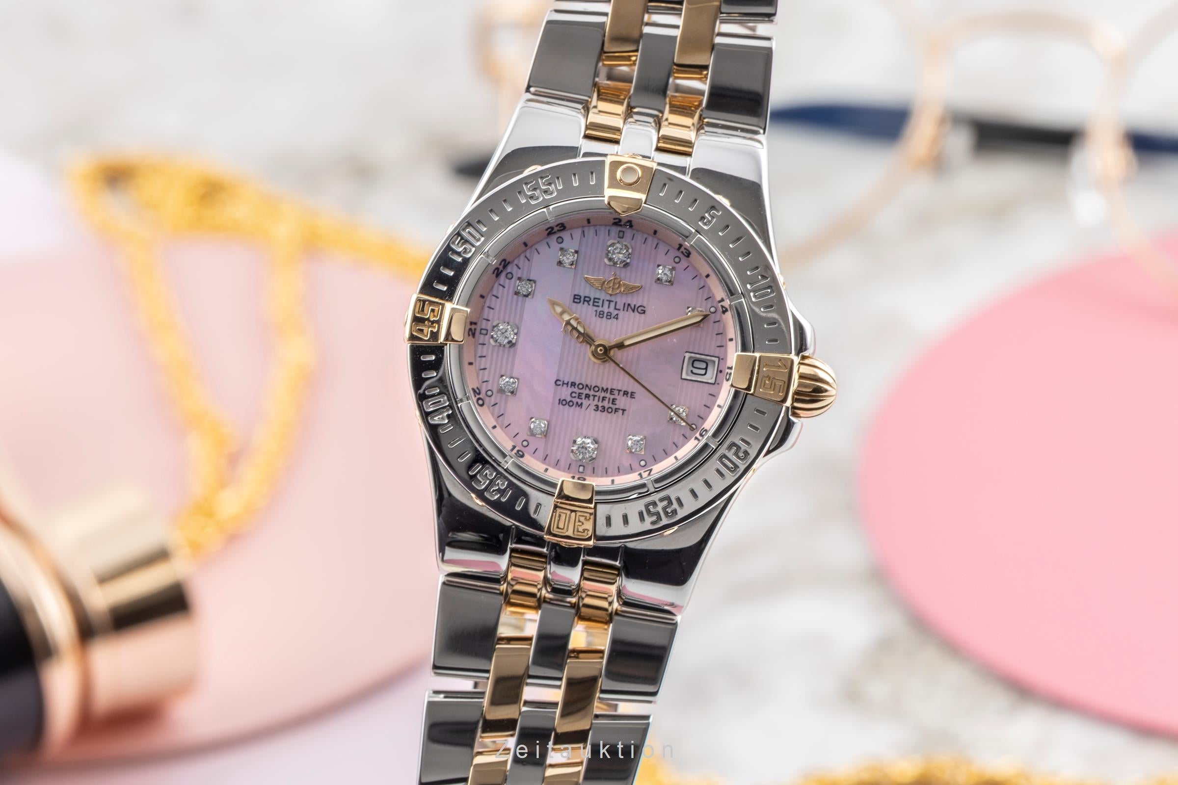 Breitling Starliner acero / oro cuarzo reloj para damas  B71340  [2604043]