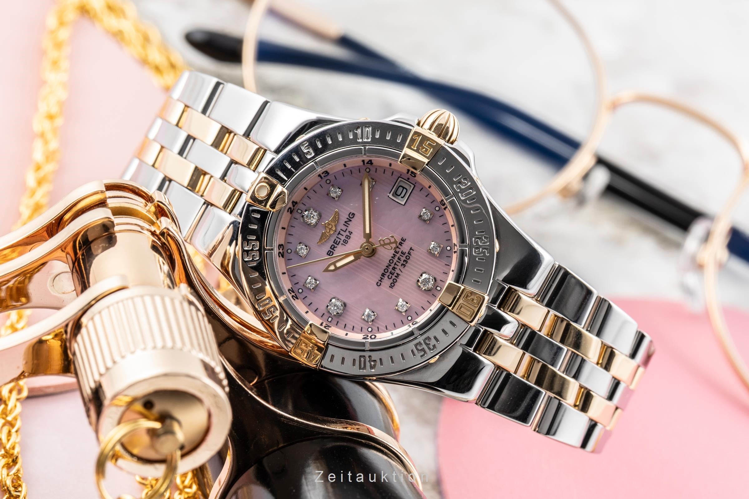 Breitling Starliner acero / oro cuarzo reloj para damas  B71340  [2604043]