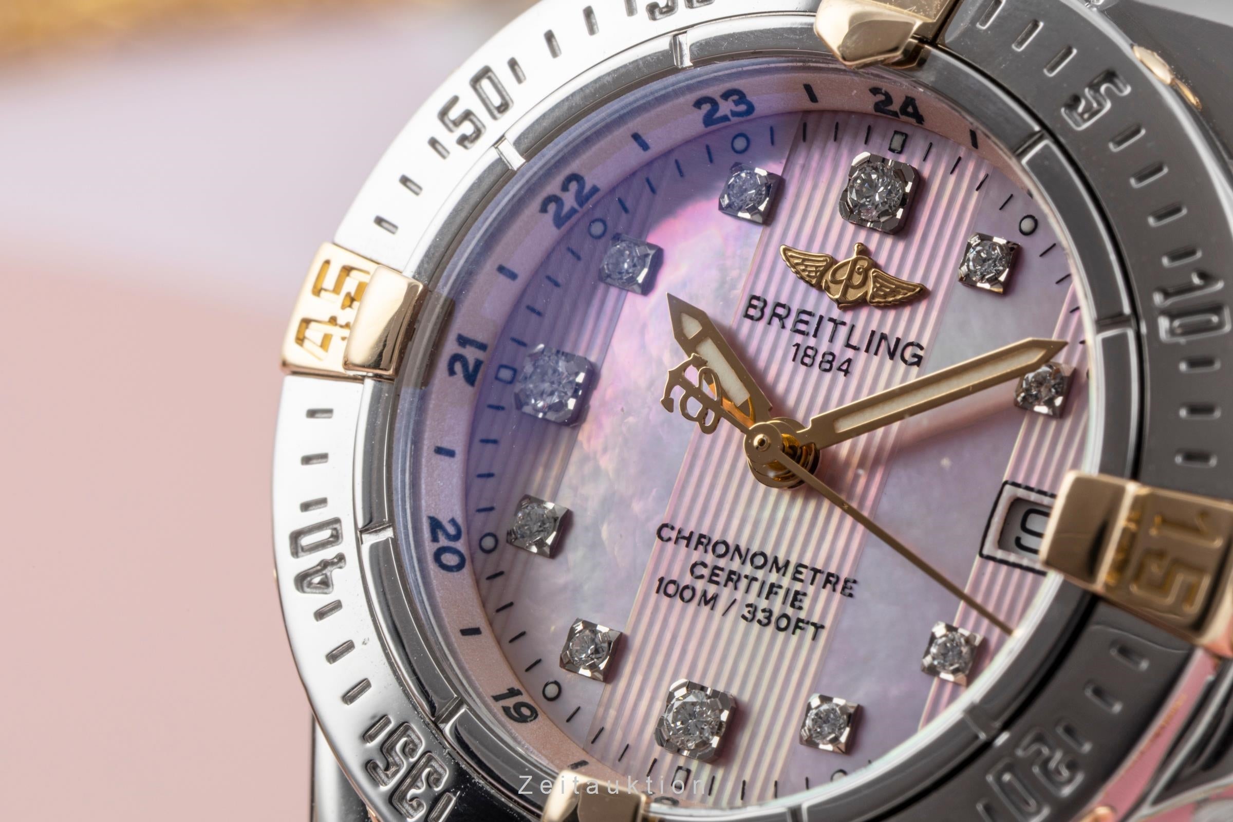 Breitling Starliner acero / oro cuarzo reloj para damas  B71340  [2604043]