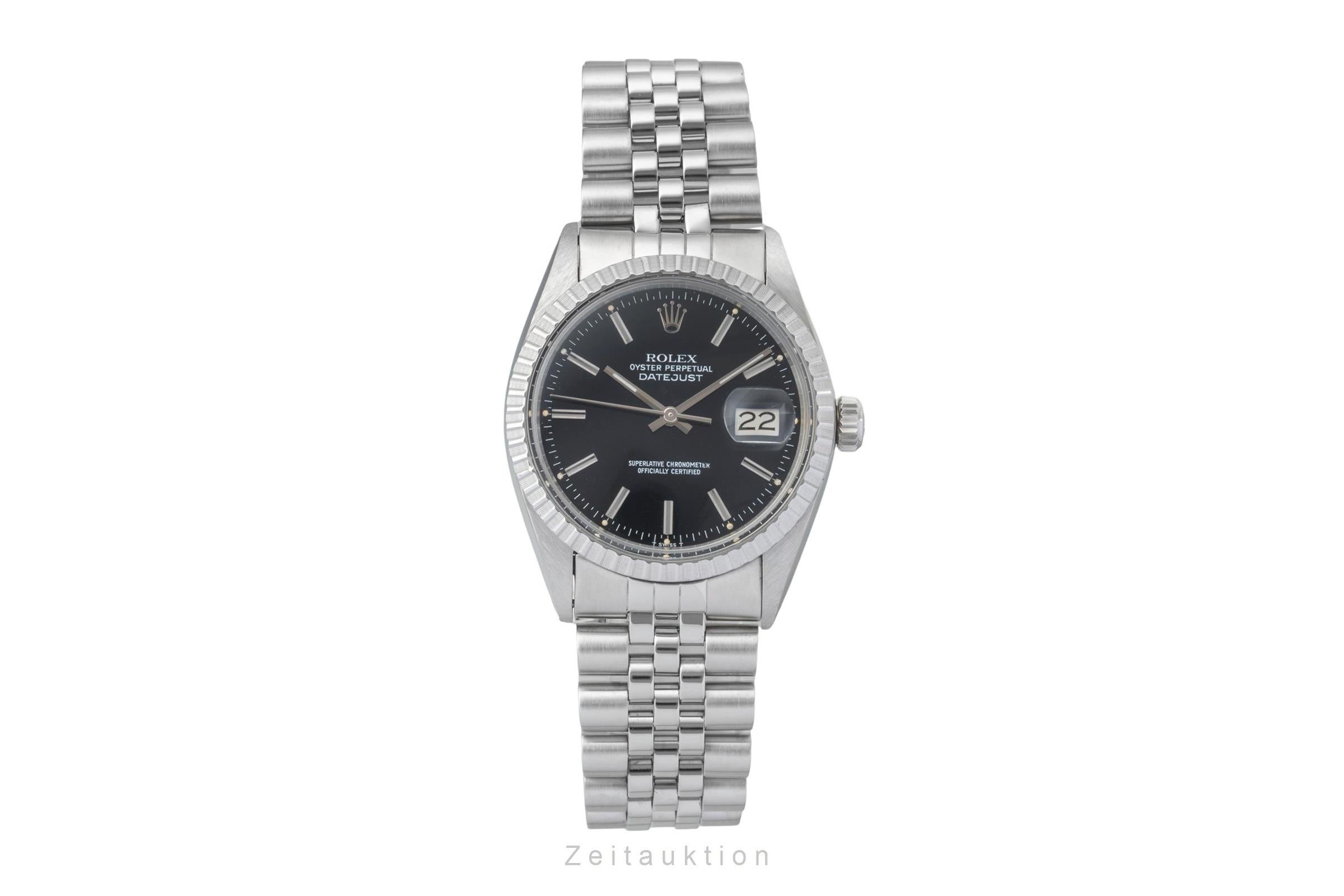 Rolex Datejust acier automatique montre pour hommes 16030 Vintage  [2604044]