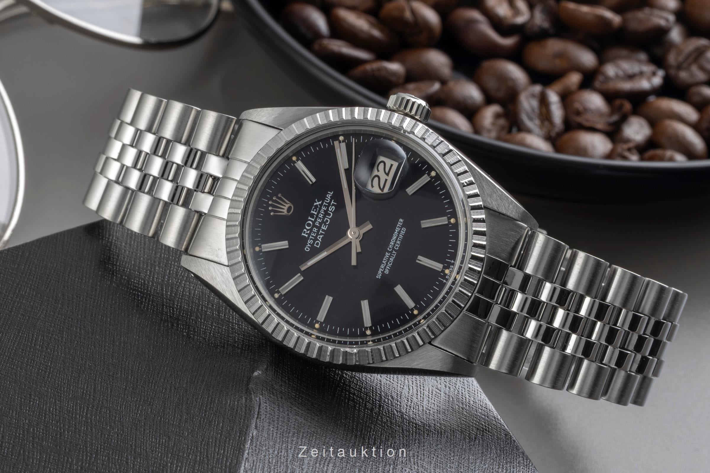 Rolex Datejust acier automatique montre pour hommes 16030 Vintage  [2604044]