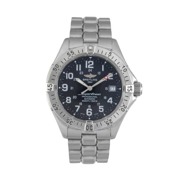 Breitling Superocean acero automático reloj para caballeros A17345  [2604049]