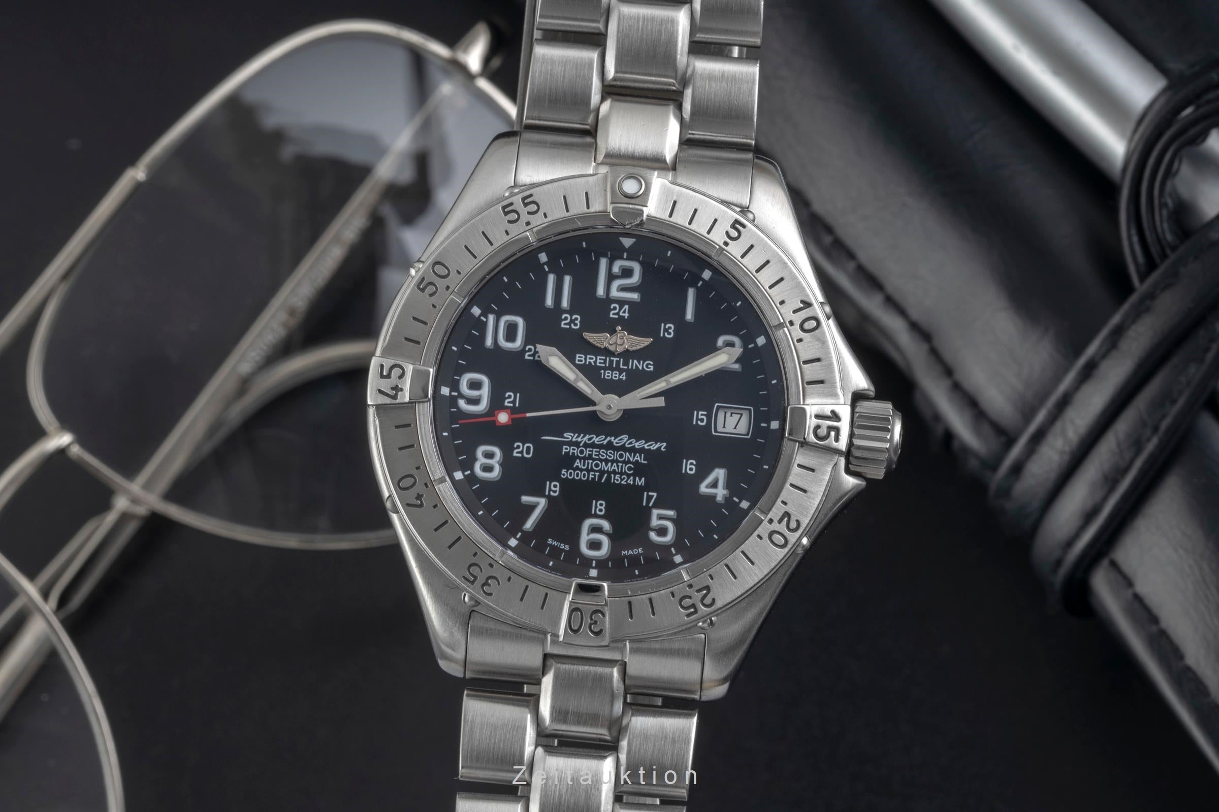 Breitling Superocean acero automático reloj para caballeros A17345  [2604049]