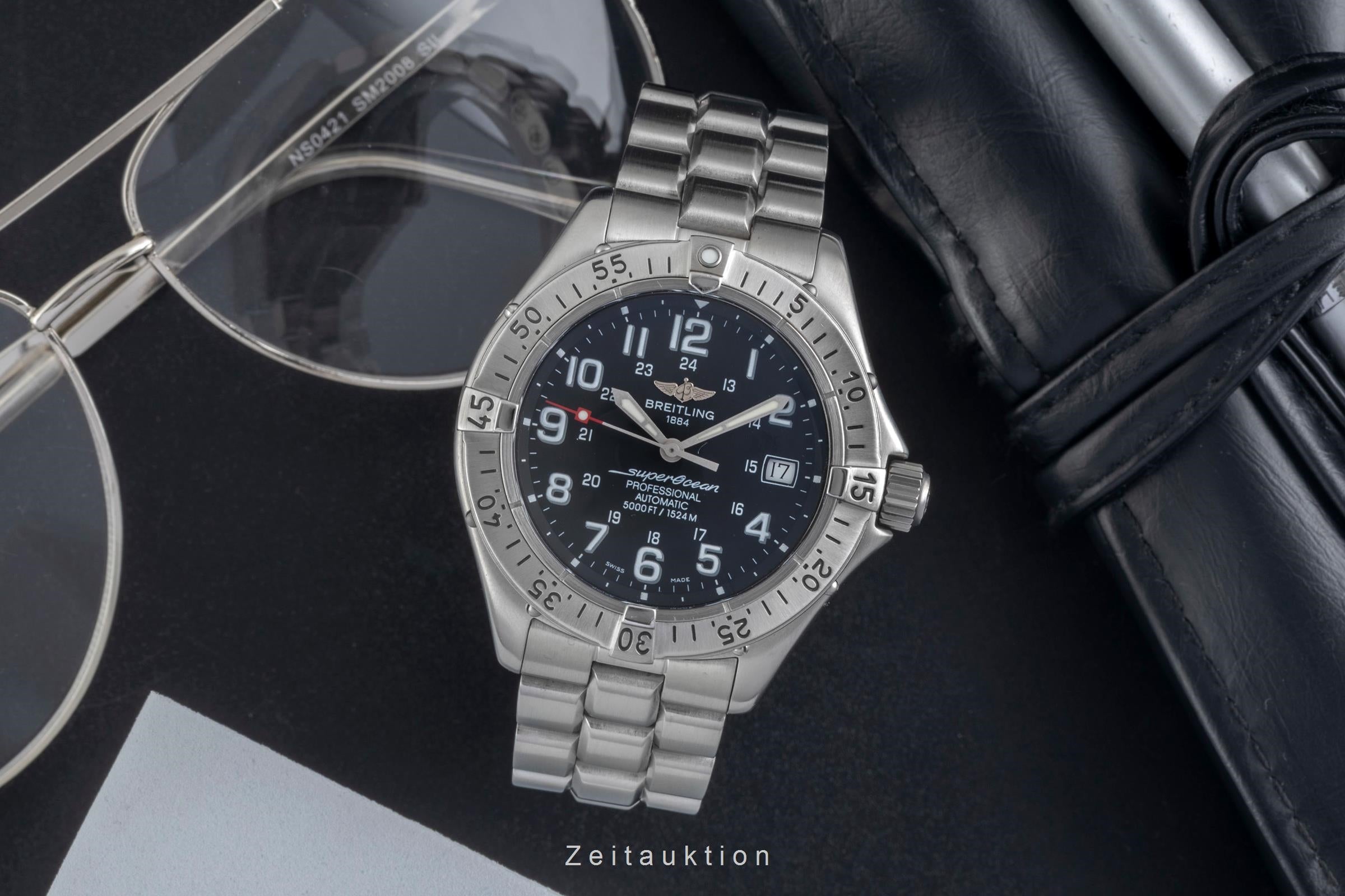 Breitling Superocean acero automático reloj para caballeros A17345  [2604049]