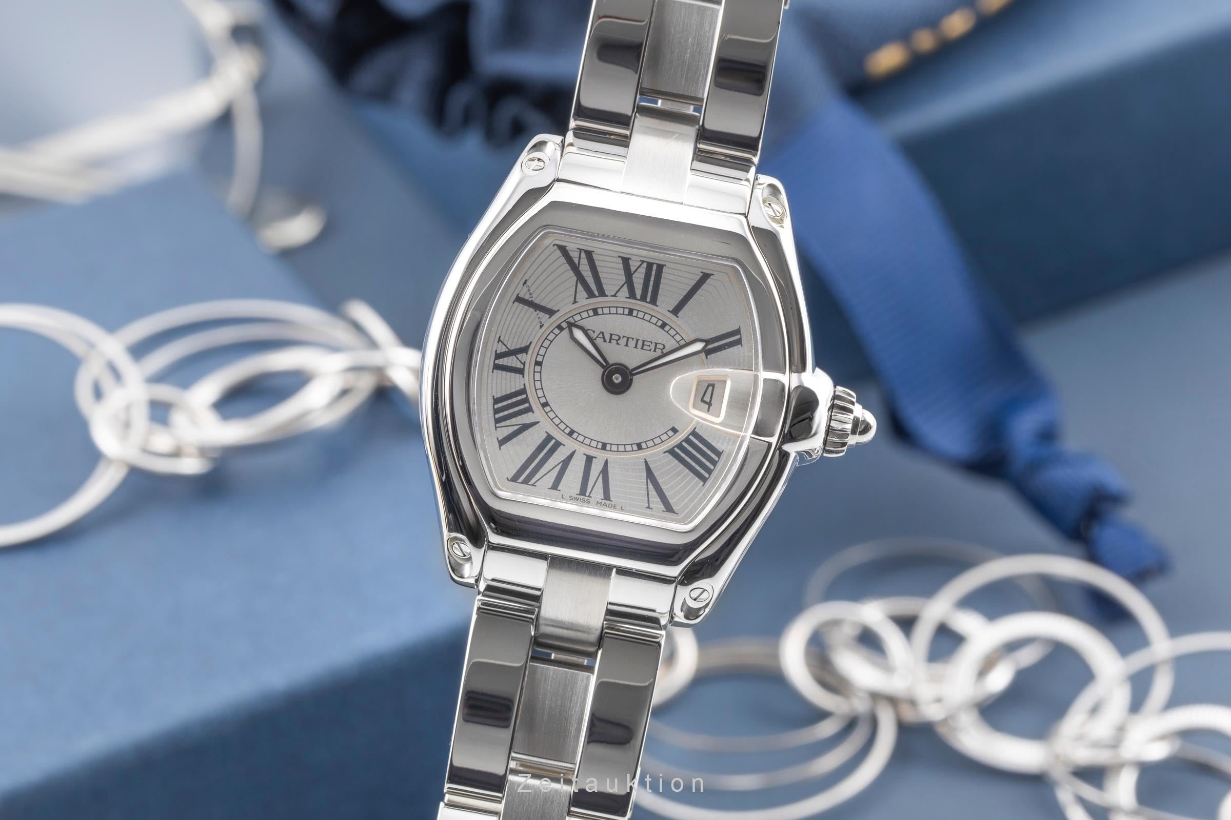 Cartier Roadster Edelstahl Quarz Damenuhr Ref. W62016V3 2675 Klassiker [2604050]