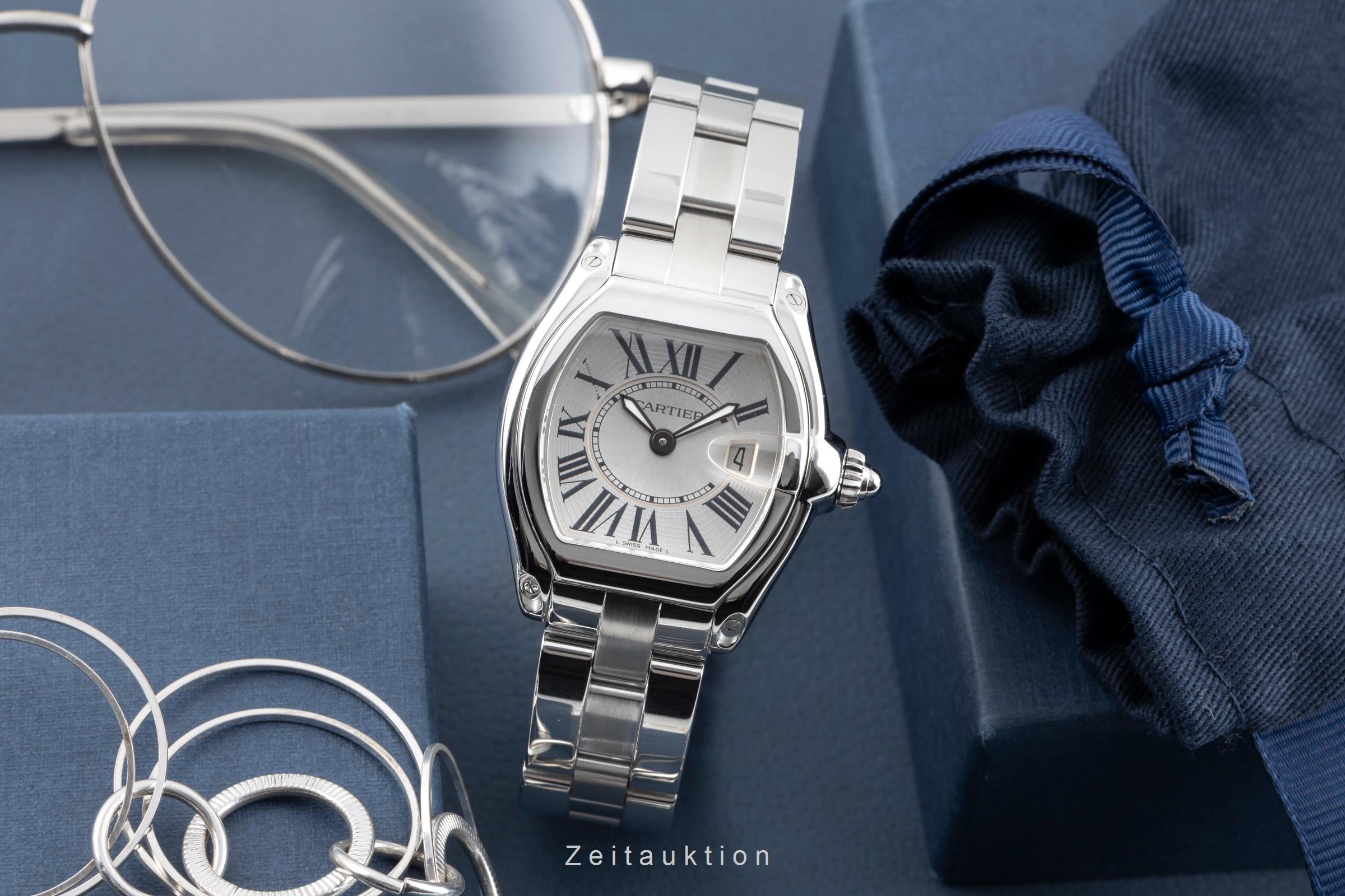Cartier Roadster Edelstahl Quarz Damenuhr Ref. W62016V3 2675 Klassiker [2604050]