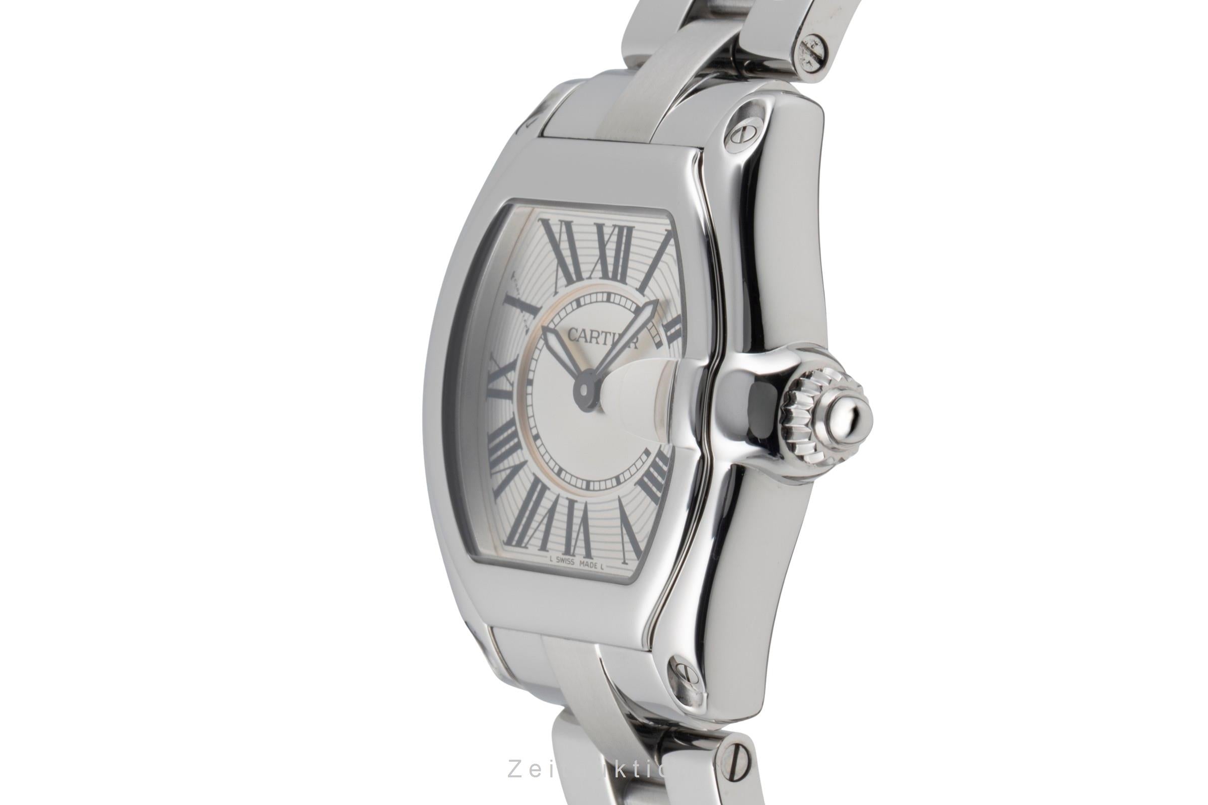 Cartier Roadster Edelstahl Quarz Damenuhr Ref. W62016V3 2675 Klassiker [2604050]