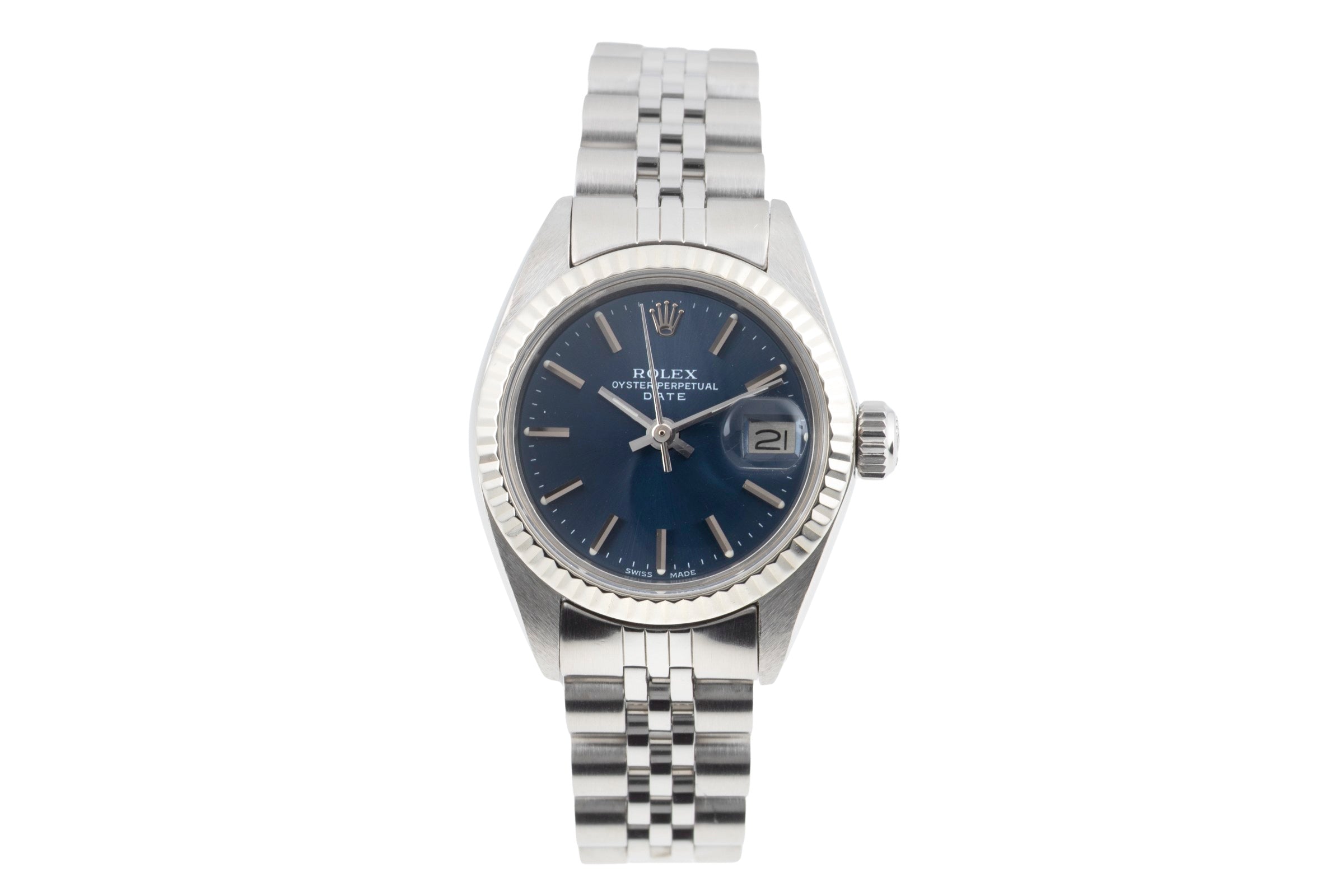 Rolex Lady Date steel / white gold automatic women's watch 6917 LP: 9000EUR Vintage  [2604051]