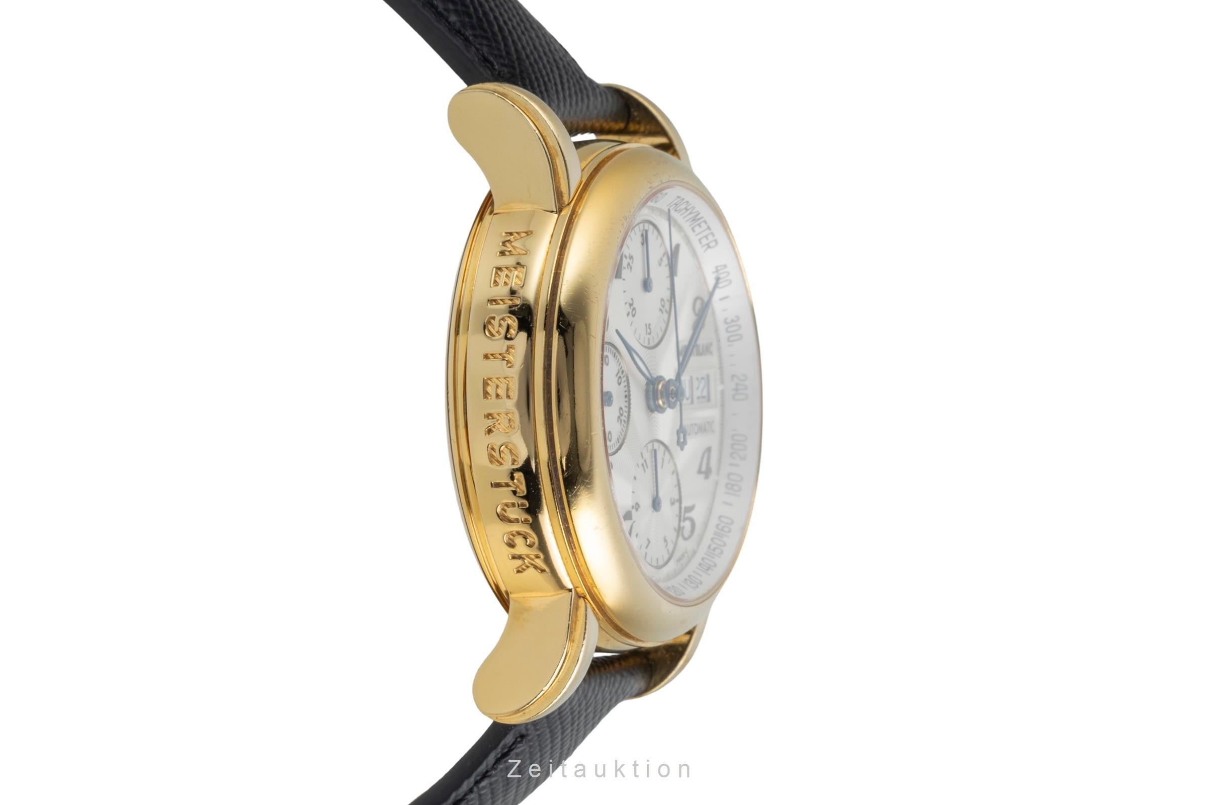Montblanc Meisterstück chronographe acier automatique montre pour hommes 7016  [2604053]