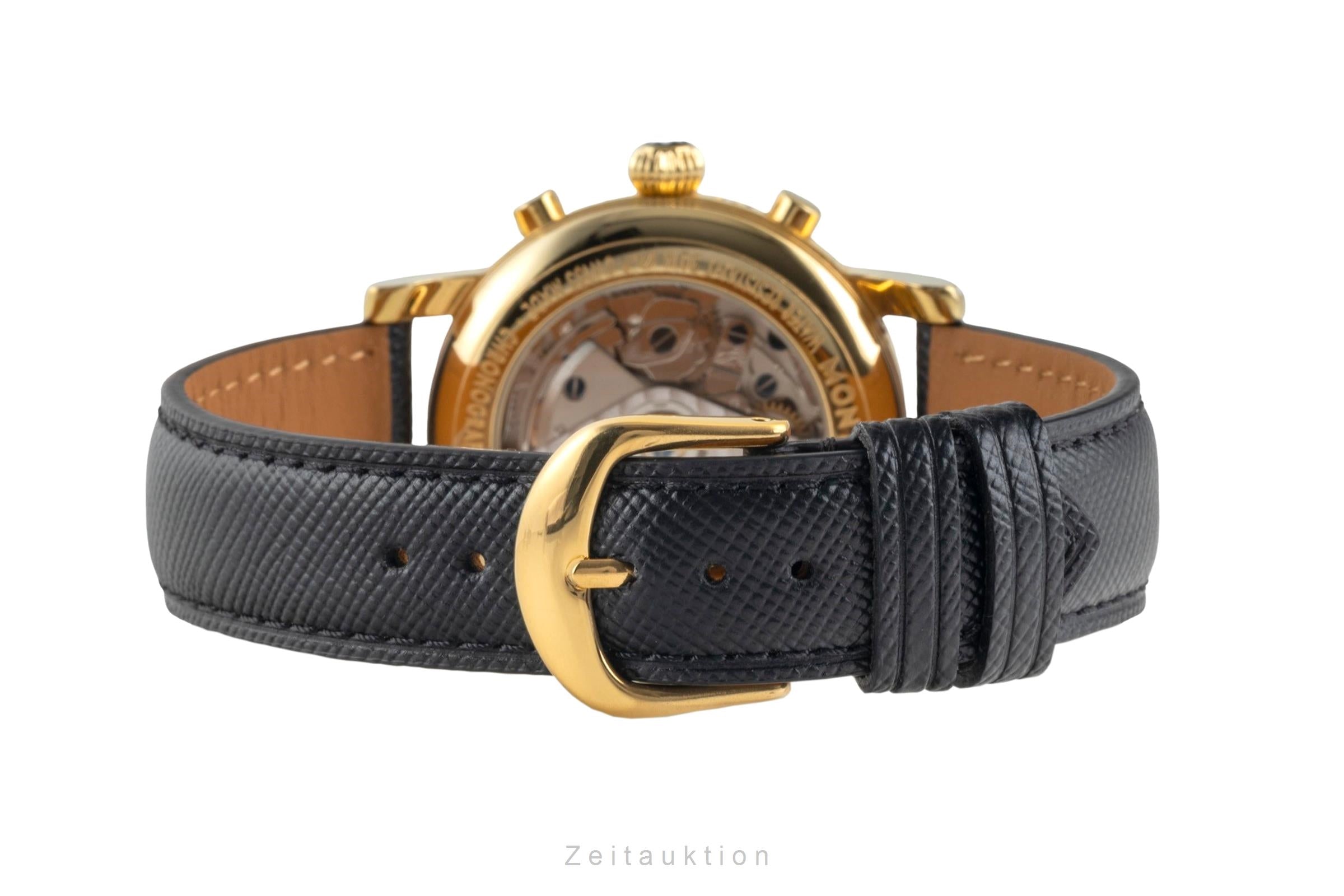 Montblanc Meisterstück chronographe acier automatique montre pour hommes 7016  [2604053]