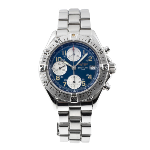 Breitling Colt Chronograph Blue Dial Edelstahl Automatik Herrenuhr Ref. A13035  [2604054]