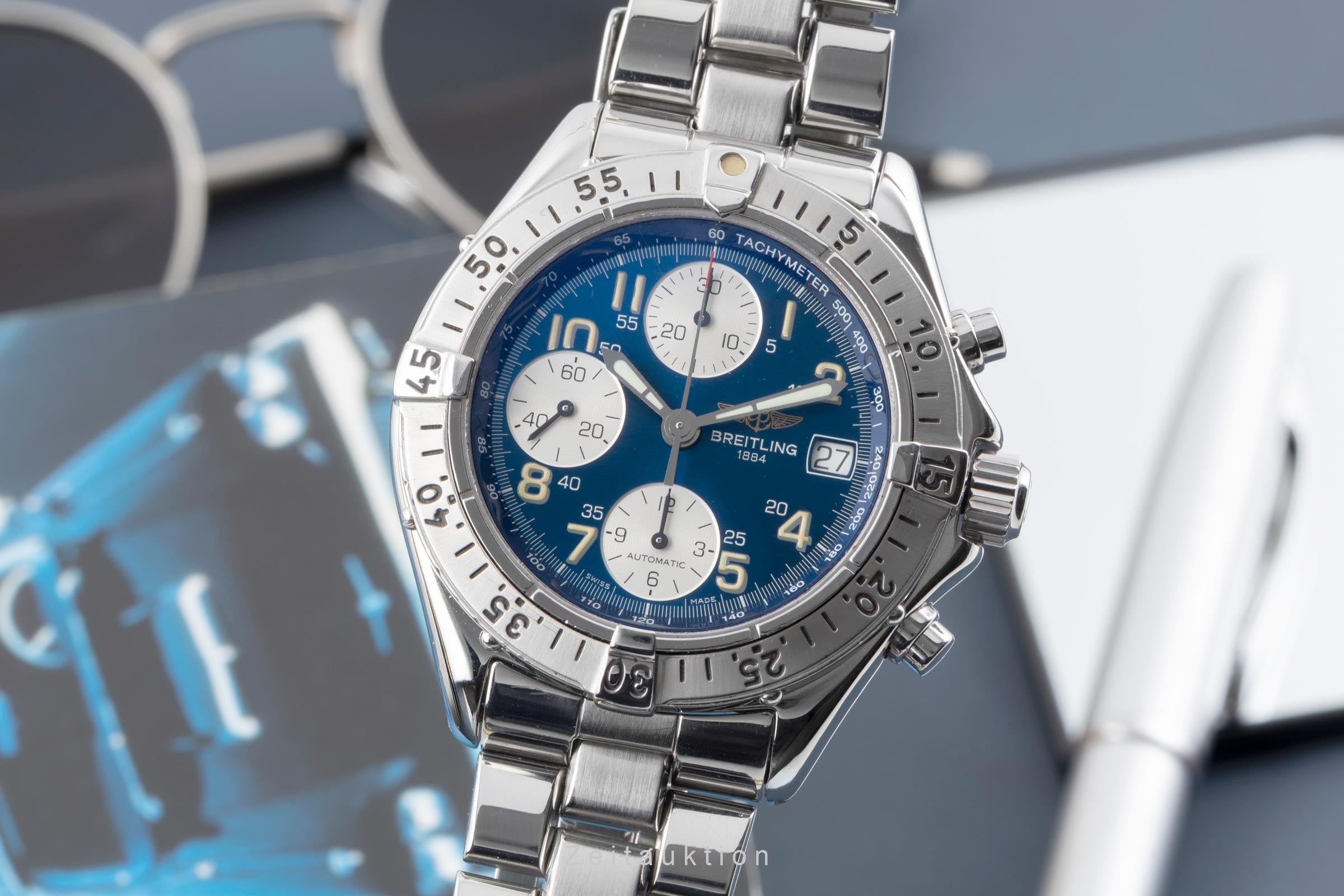 Breitling Colt Chronograph Blue Dial Edelstahl Automatik Herrenuhr Ref. A13035  [2604054]
