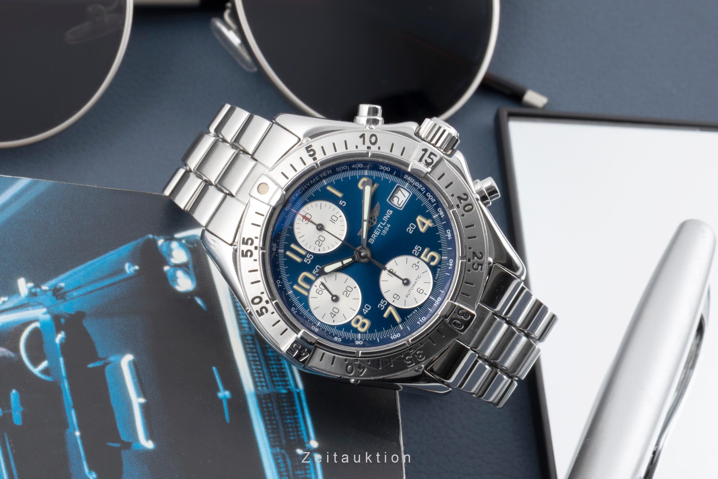 Breitling Colt Chronograph Blue Dial Edelstahl Automatik Herrenuhr Ref. A13035  [2604054]
