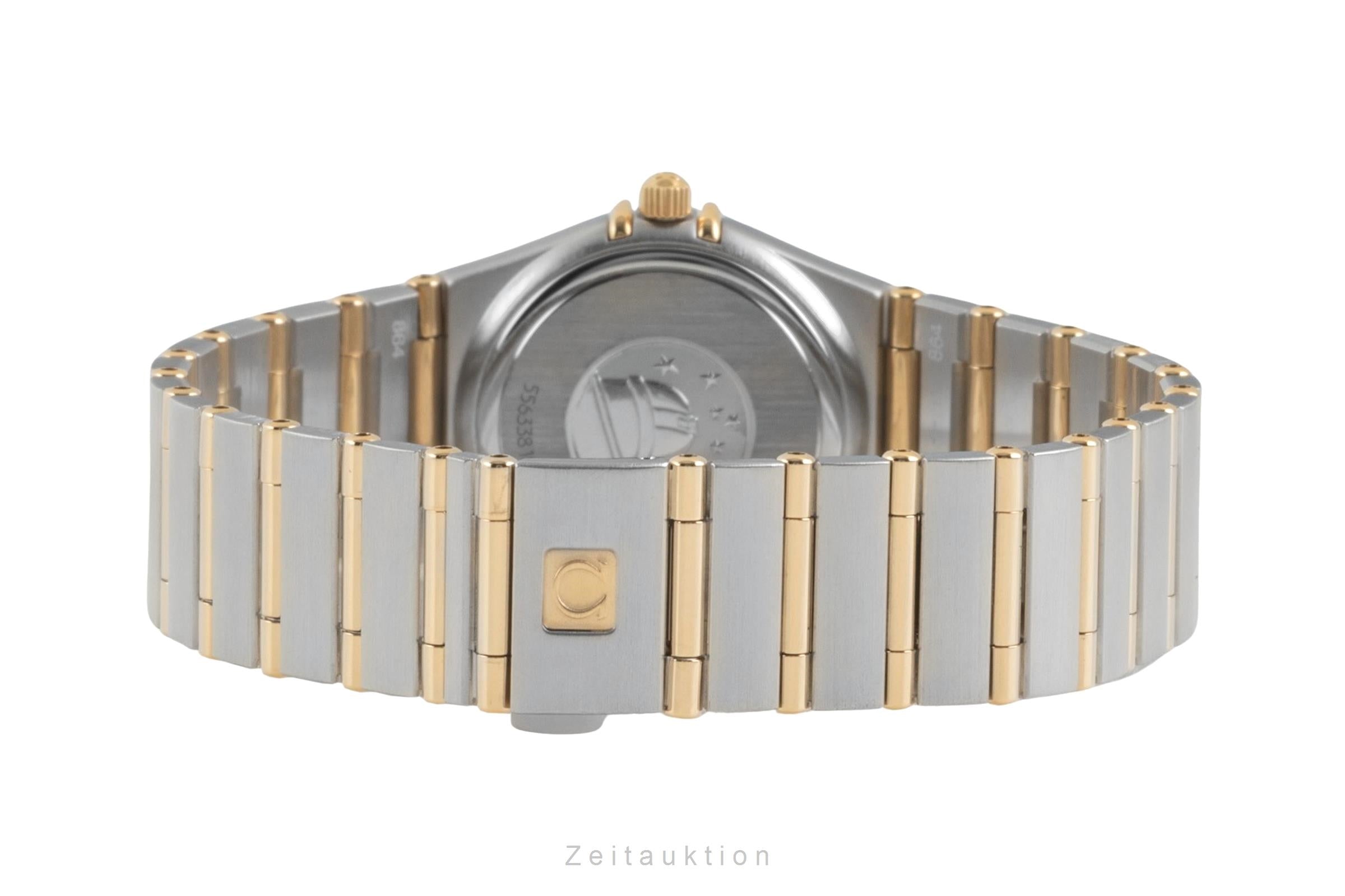 Omega Constellation acciaio / oro quarzo orologio da donna 1277.70.00  [2604055]