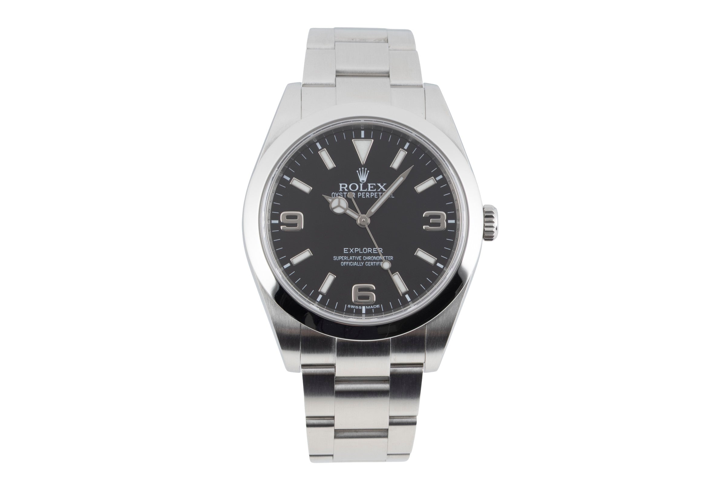 Rolex Explorer steel automatic men's watch 214270  [2604057]
