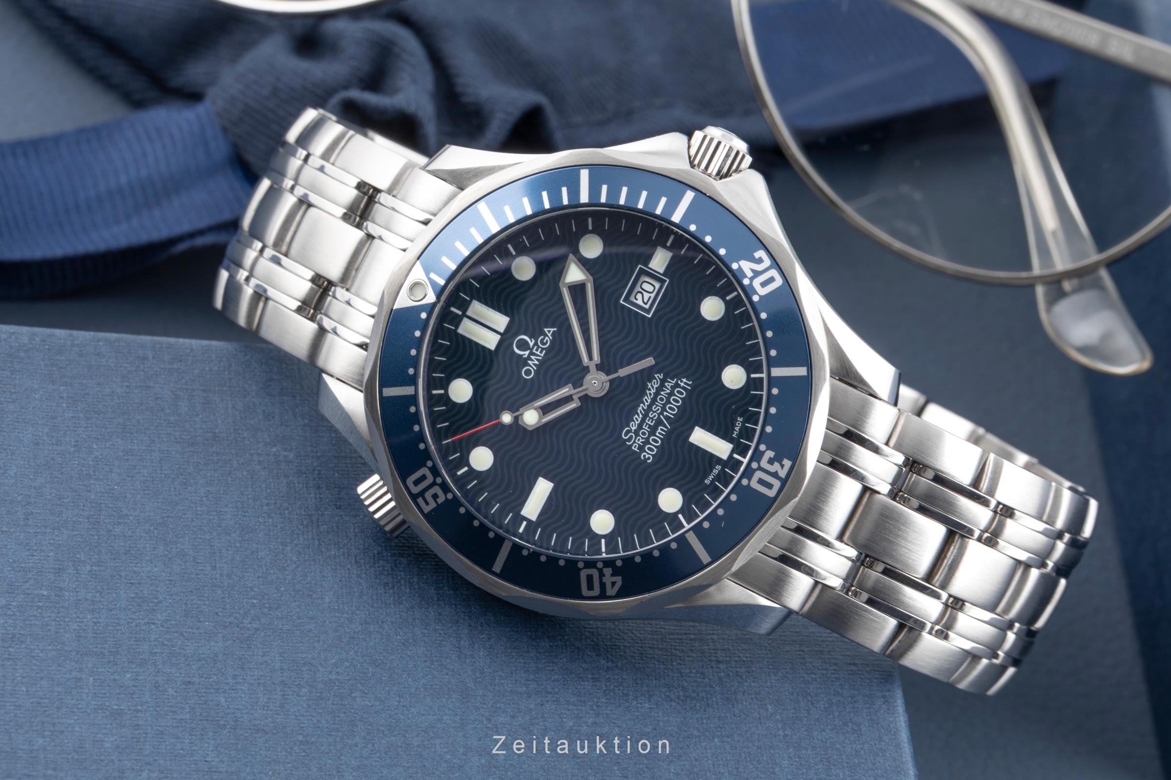 Omega Seamaster acier quartz montre pour hommes 2541.80.00  [2604059]