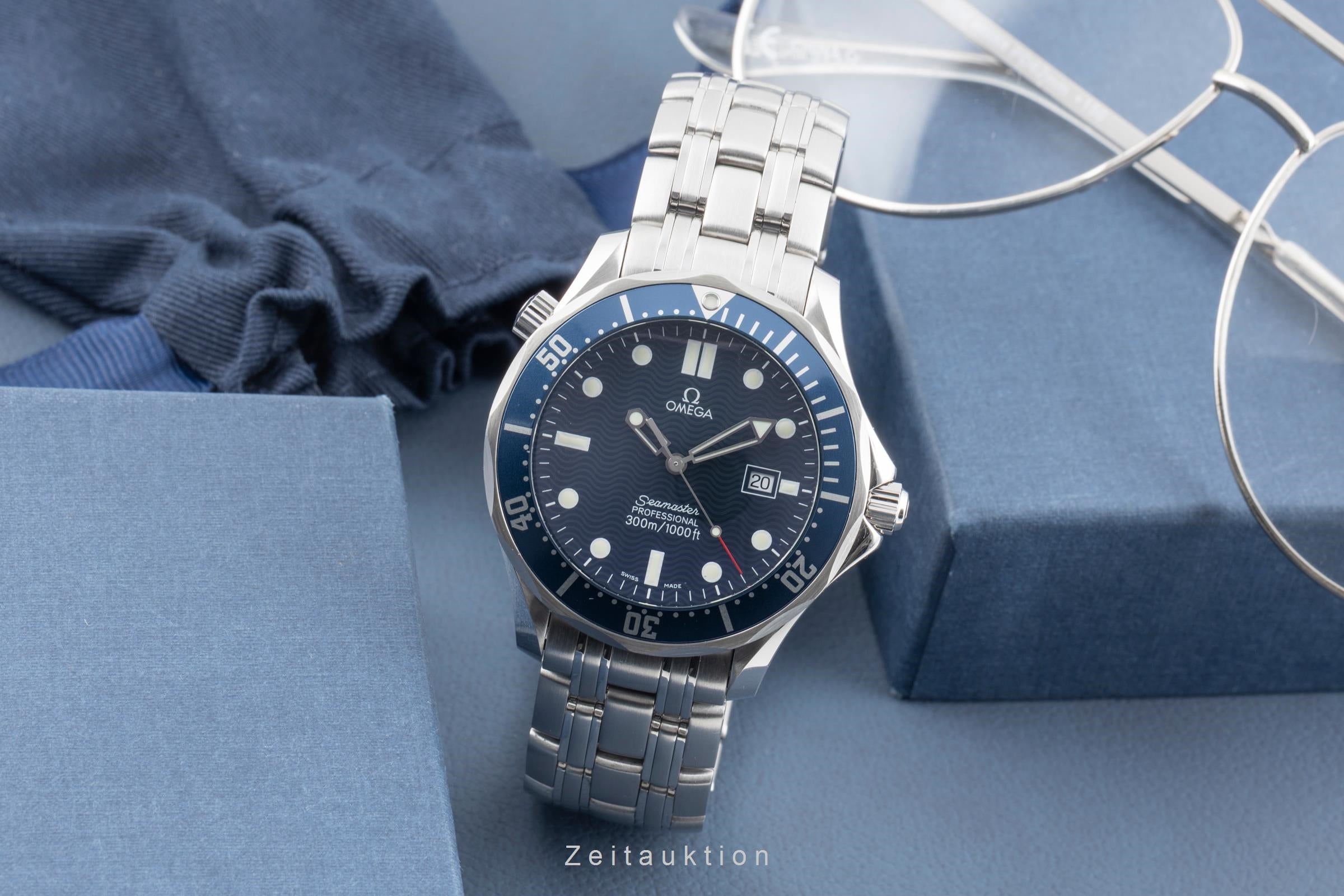 Omega Seamaster acier quartz montre pour hommes 2541.80.00  [2604059]