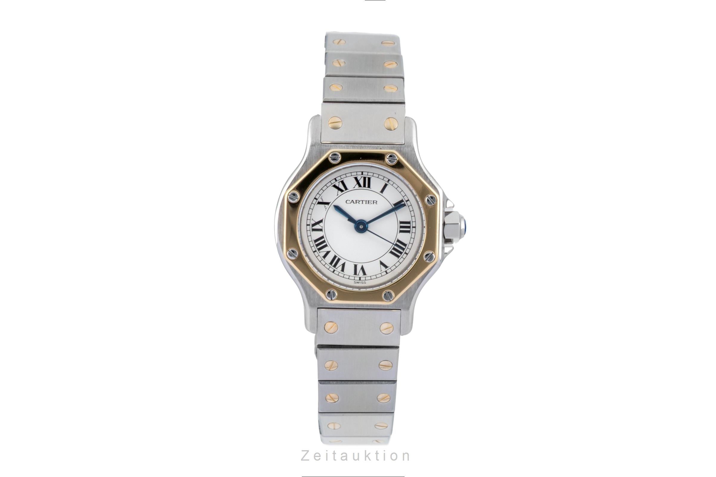 Cartier Santos acero / oro automático reloj para damas  0907  [2604062]