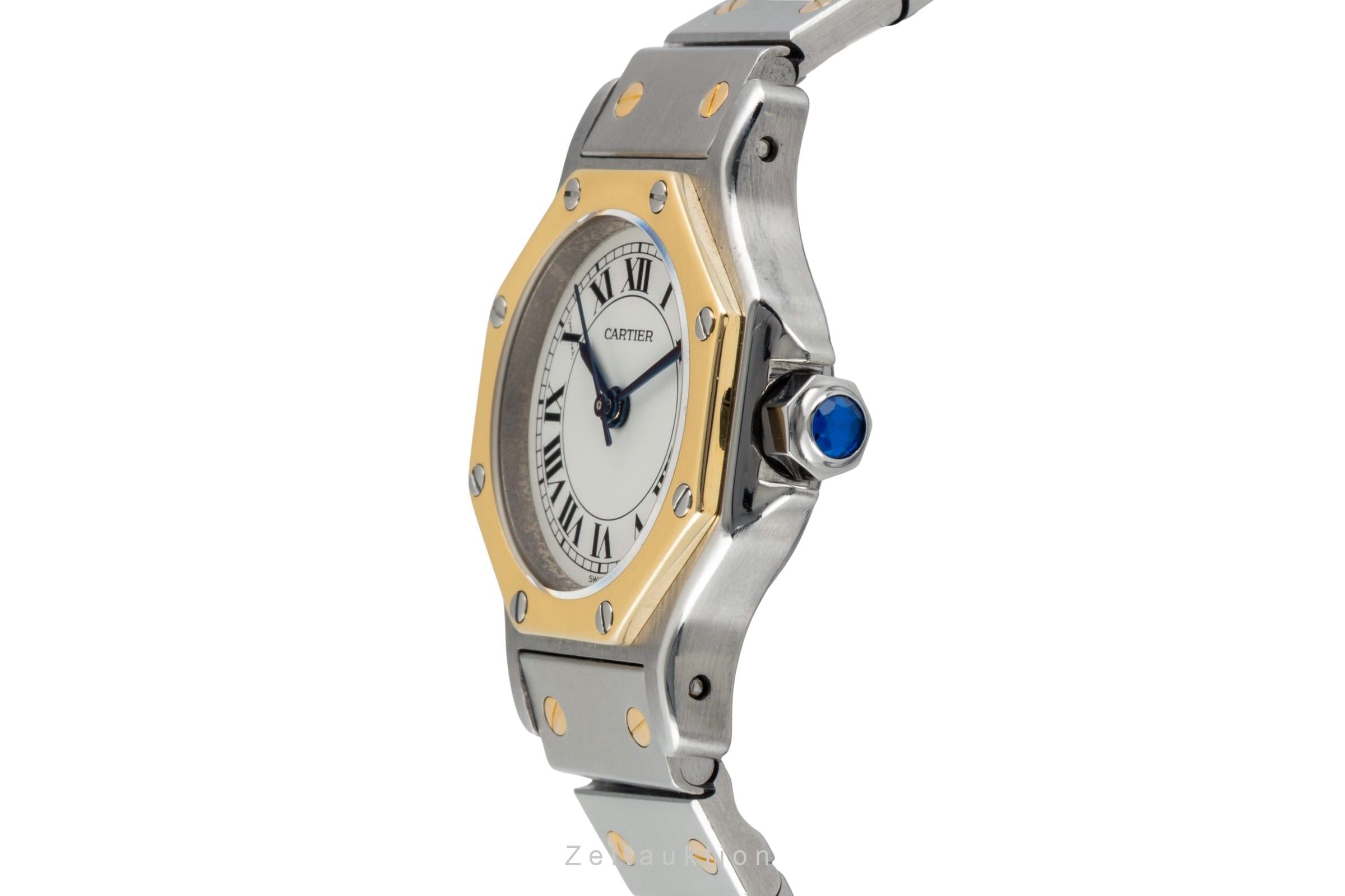 Cartier Santos acero / oro automático reloj para damas  0907  [2604062]
