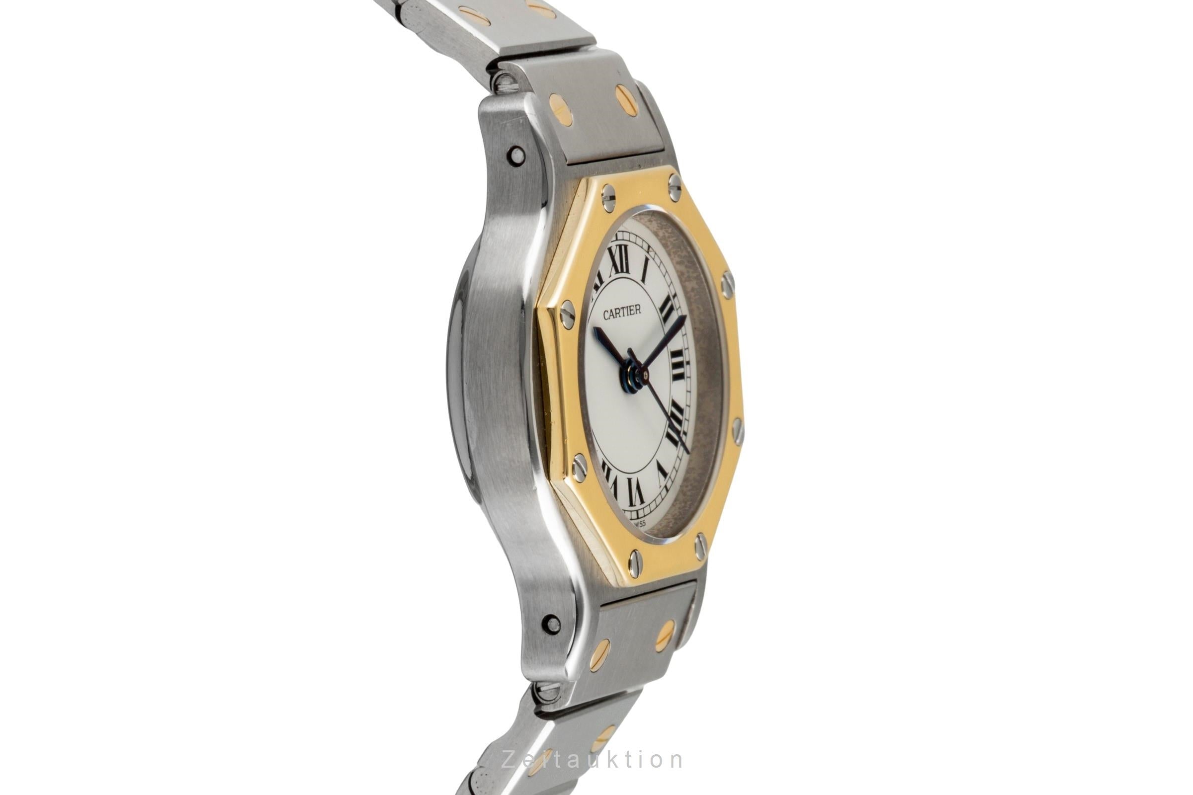 Cartier Santos acero / oro automático reloj para damas  0907  [2604062]
