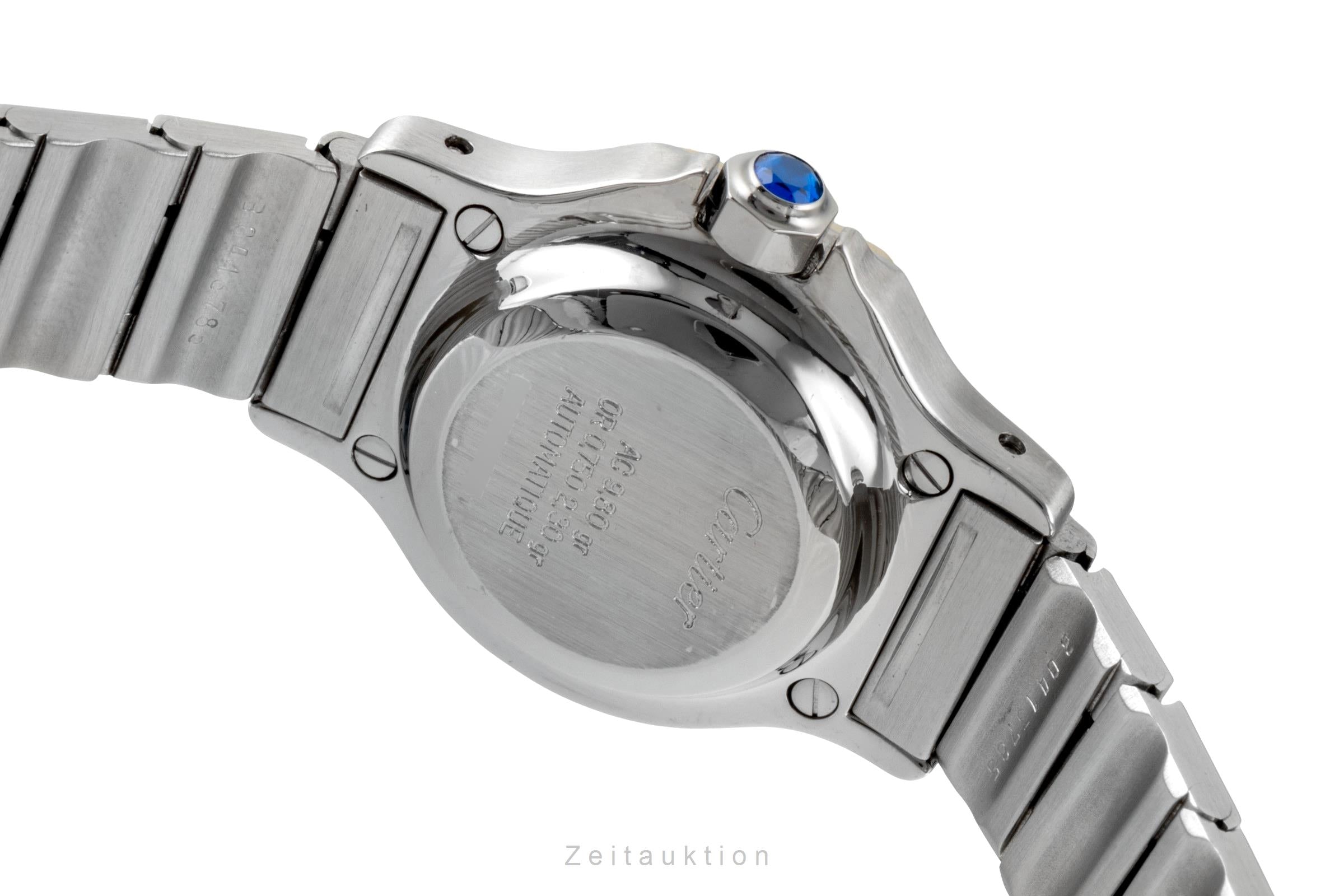 Cartier Santos acero / oro automático reloj para damas  0907  [2604062]