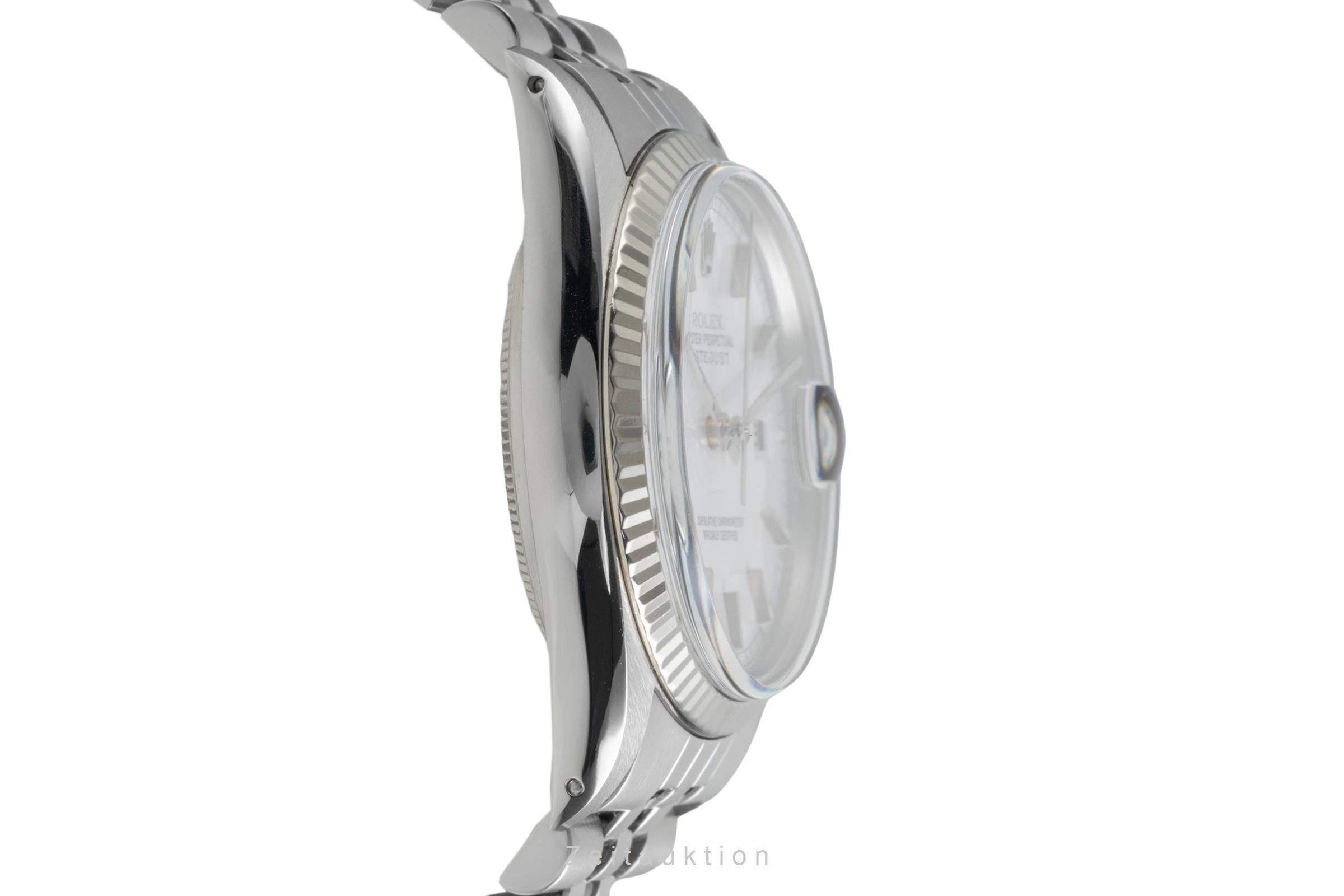 Rolex Datejust steel / white gold automatic men's watch 16014 Vintage  [2604064]