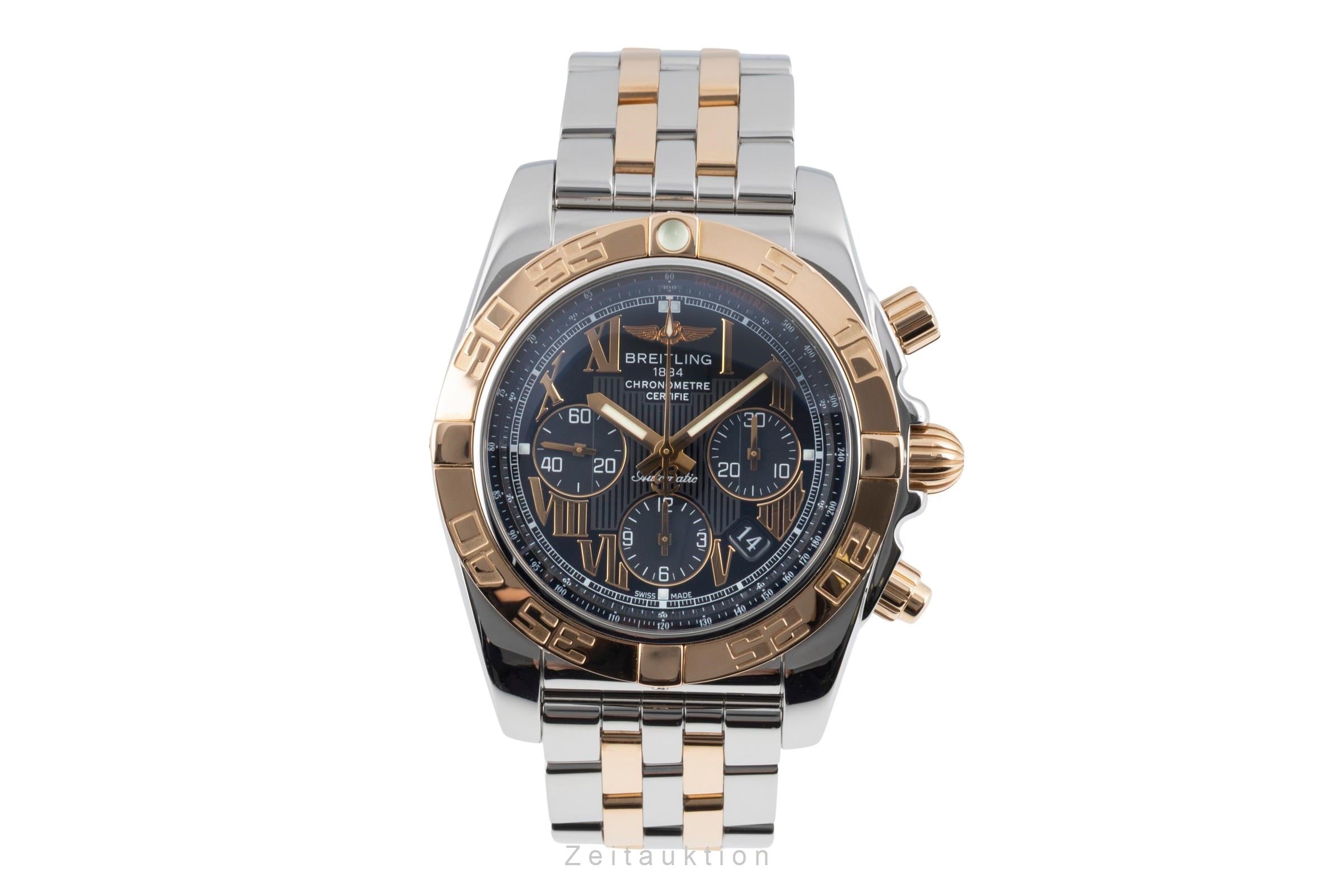 Breitling Chronomat 44 chronograph steel / gold automatic men's watch CB0110  [2604067]