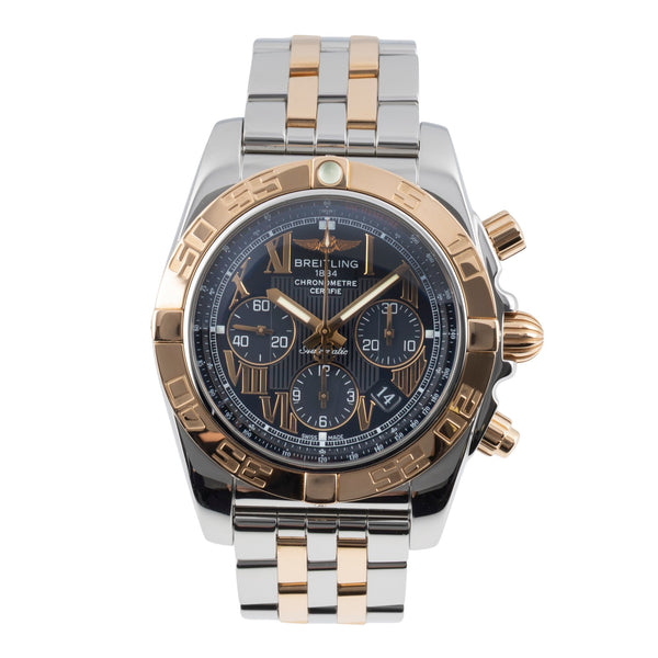Breitling Chronomat 44 chronograph steel / gold automatic men's watch CB0110  [2604067]