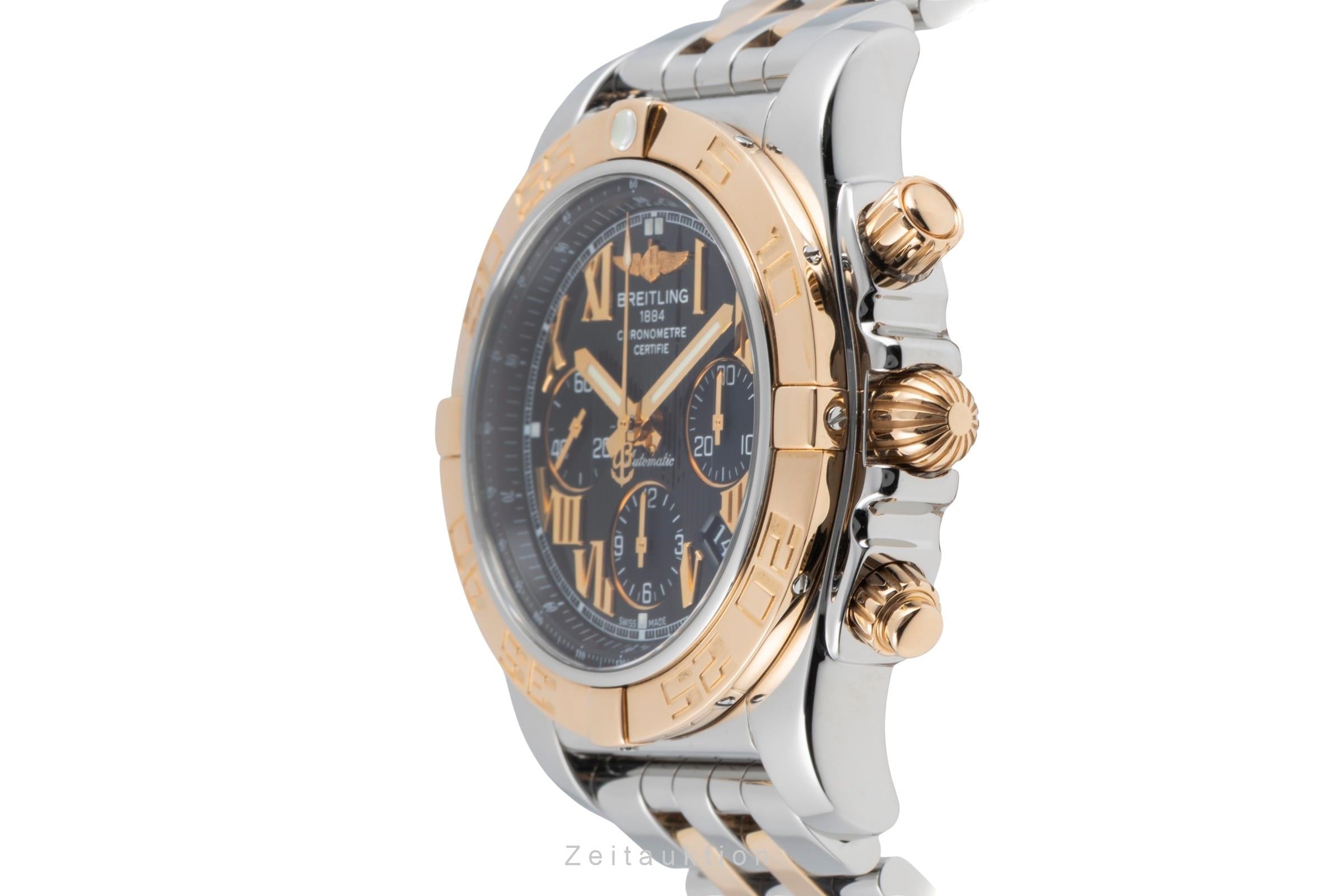 Breitling Chronomat 44 chronograph steel / gold automatic men's watch CB0110  [2604067]