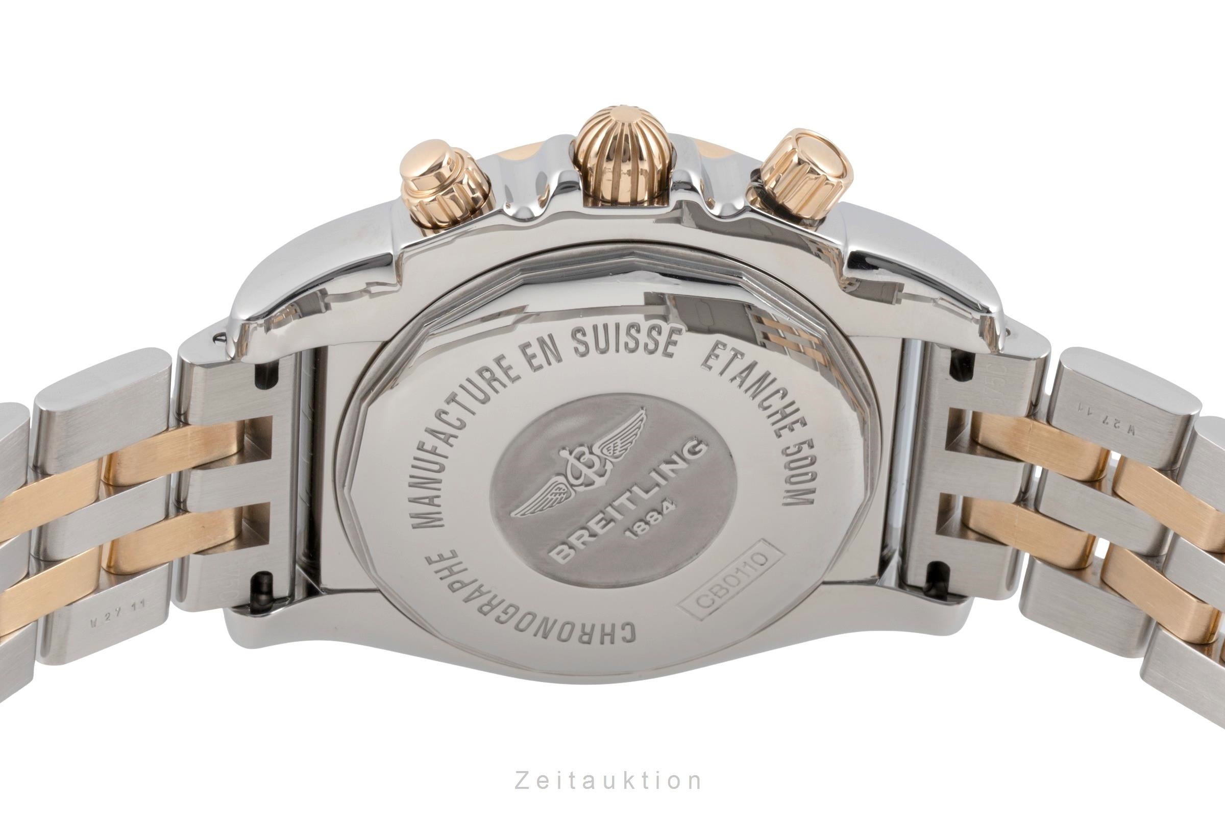 Breitling Chronomat 44 chronograph steel / gold automatic men's watch CB0110  [2604067]