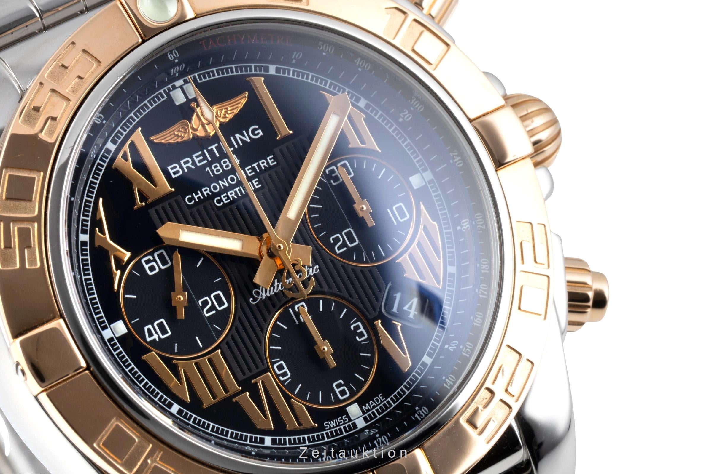 Breitling Chronomat 44 chronograph steel / gold automatic men's watch CB0110  [2604067]