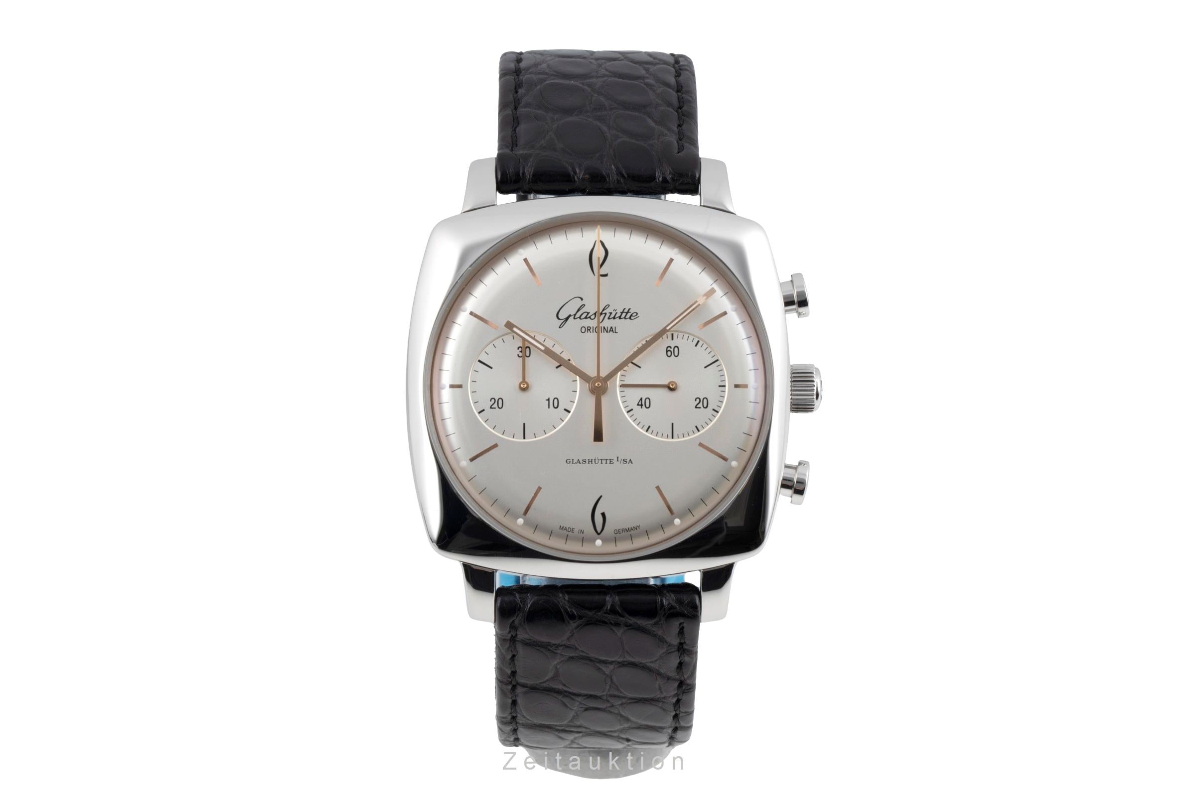 Glashütte Senator Sixties cronógrafo acero automático reloj para caballeros 1-39-34-03-32-04  [2604069]