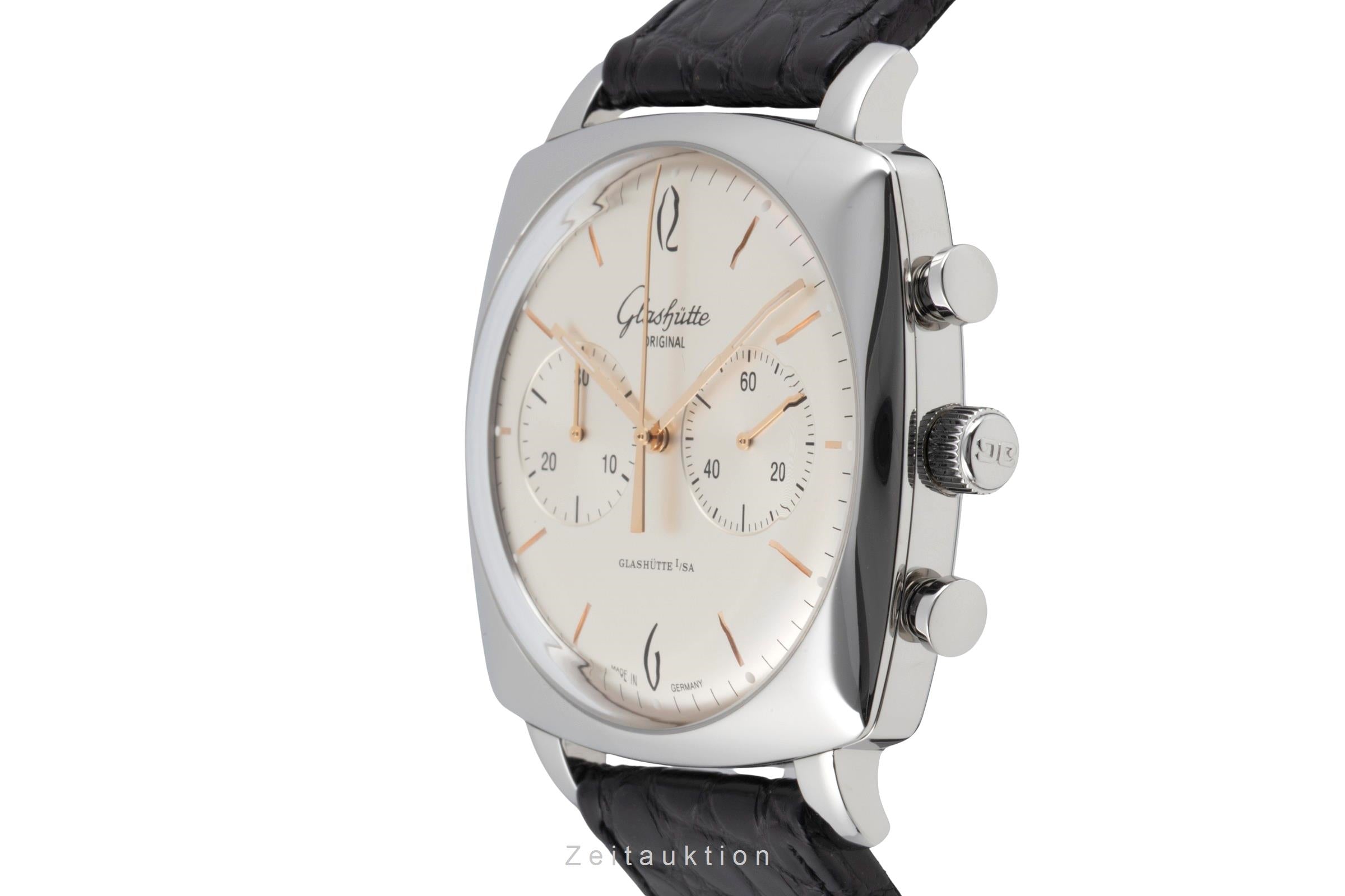 Glashütte Senator Sixties cronógrafo acero automático reloj para caballeros 1-39-34-03-32-04  [2604069]