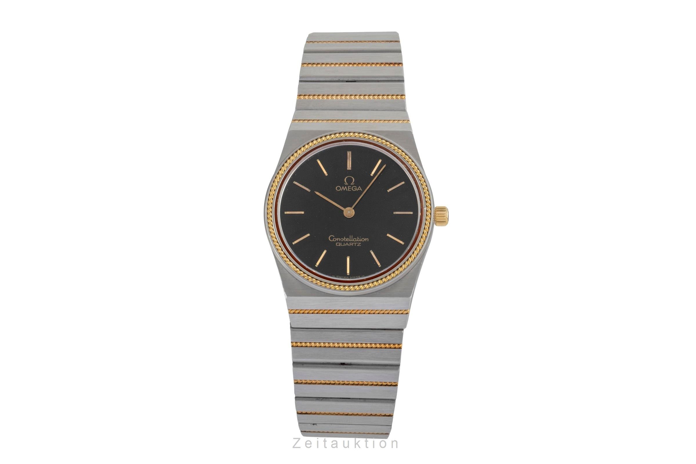 Omega Constellation acier / or  quartz montre pour hommes 195.0007  , 395.0803 Vintage  [2604071]