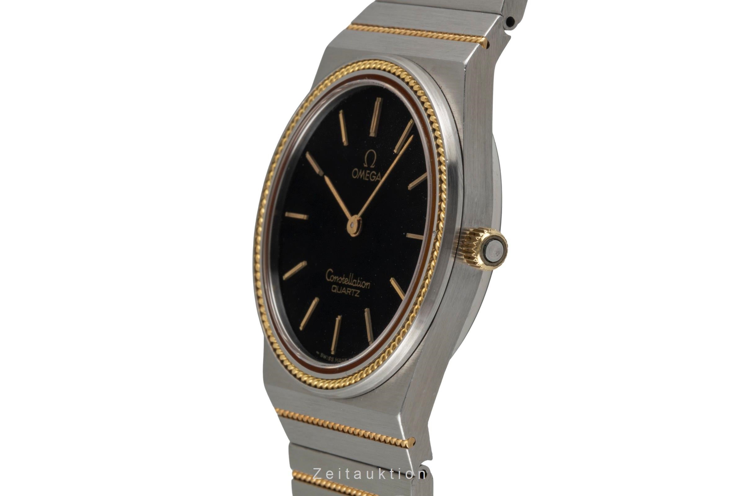 Omega Constellation acier / or  quartz montre pour hommes 195.0007  , 395.0803 Vintage  [2604071]