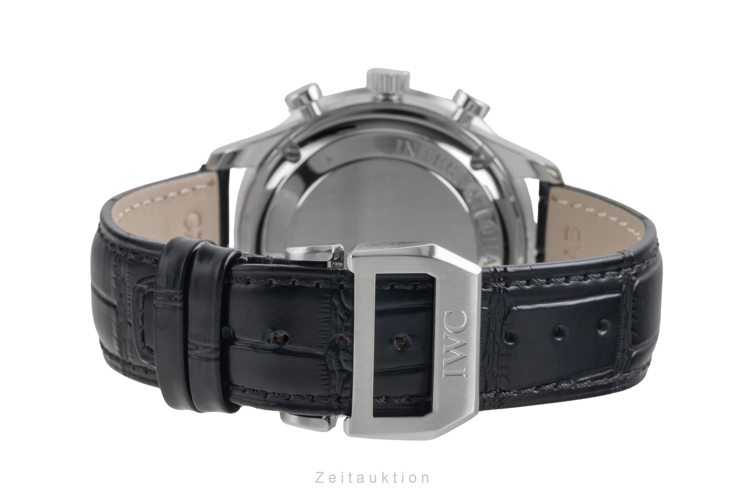 IWC Portugieser cronografo acciaio automatismo orologio da uomo IW371445  [2604073]