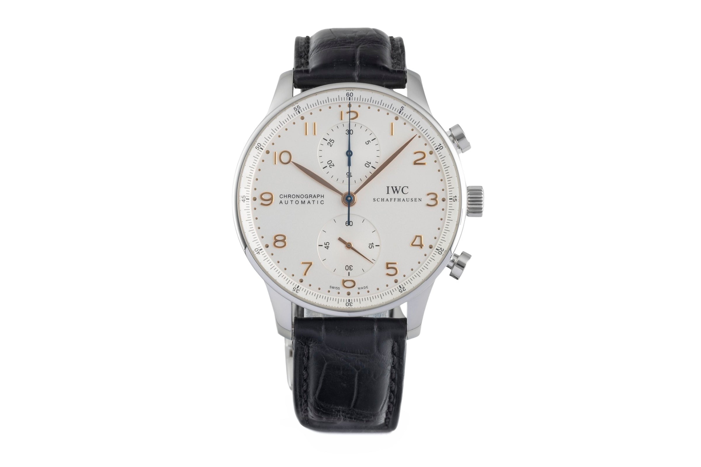 IWC Portugieser chronograph steel automatic men's watch IW371445  [2604075]